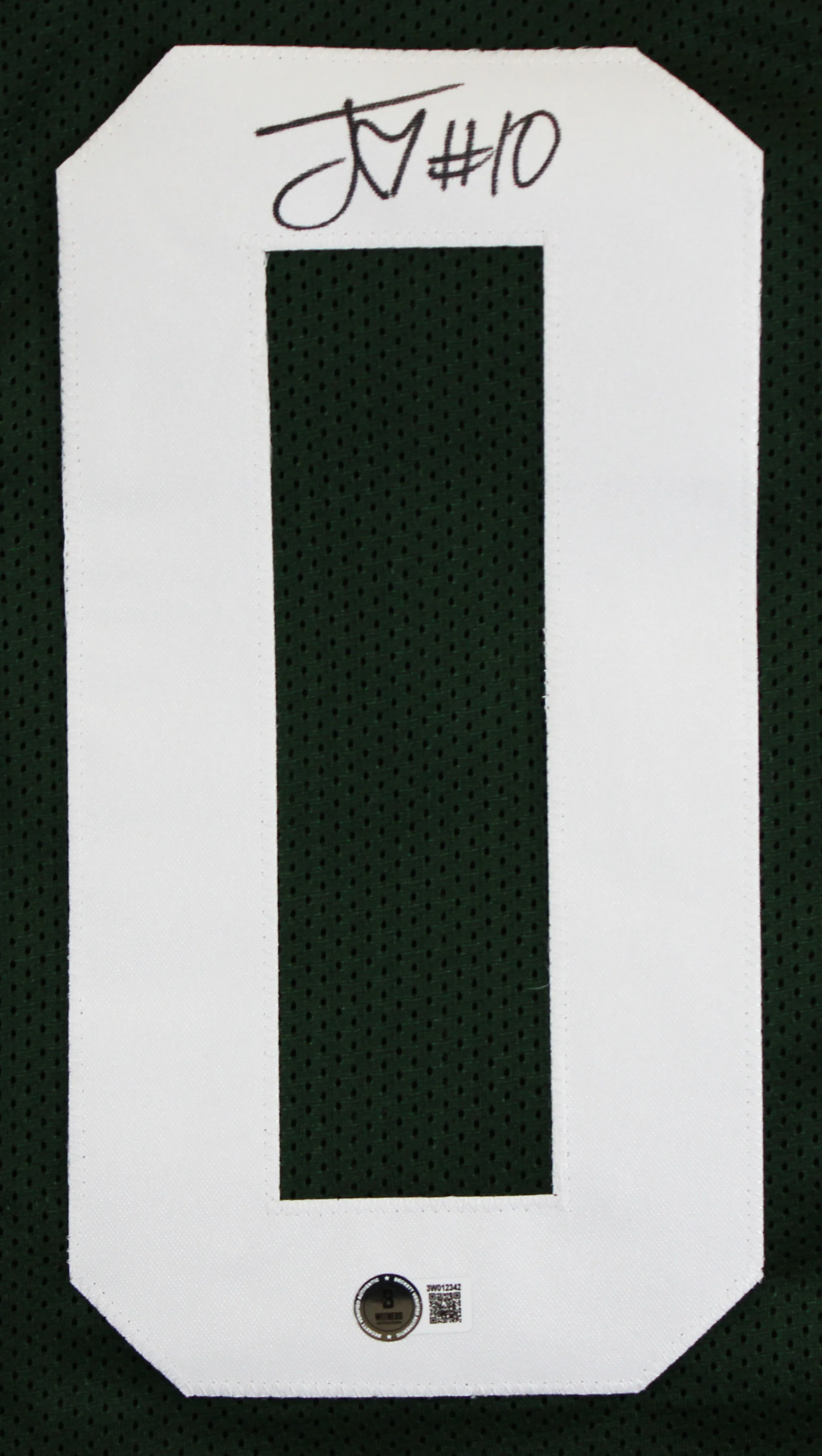 Jordan Love Authentic Signed Green Pro Style Jersey Autographed BAS Witnessed - Image 3