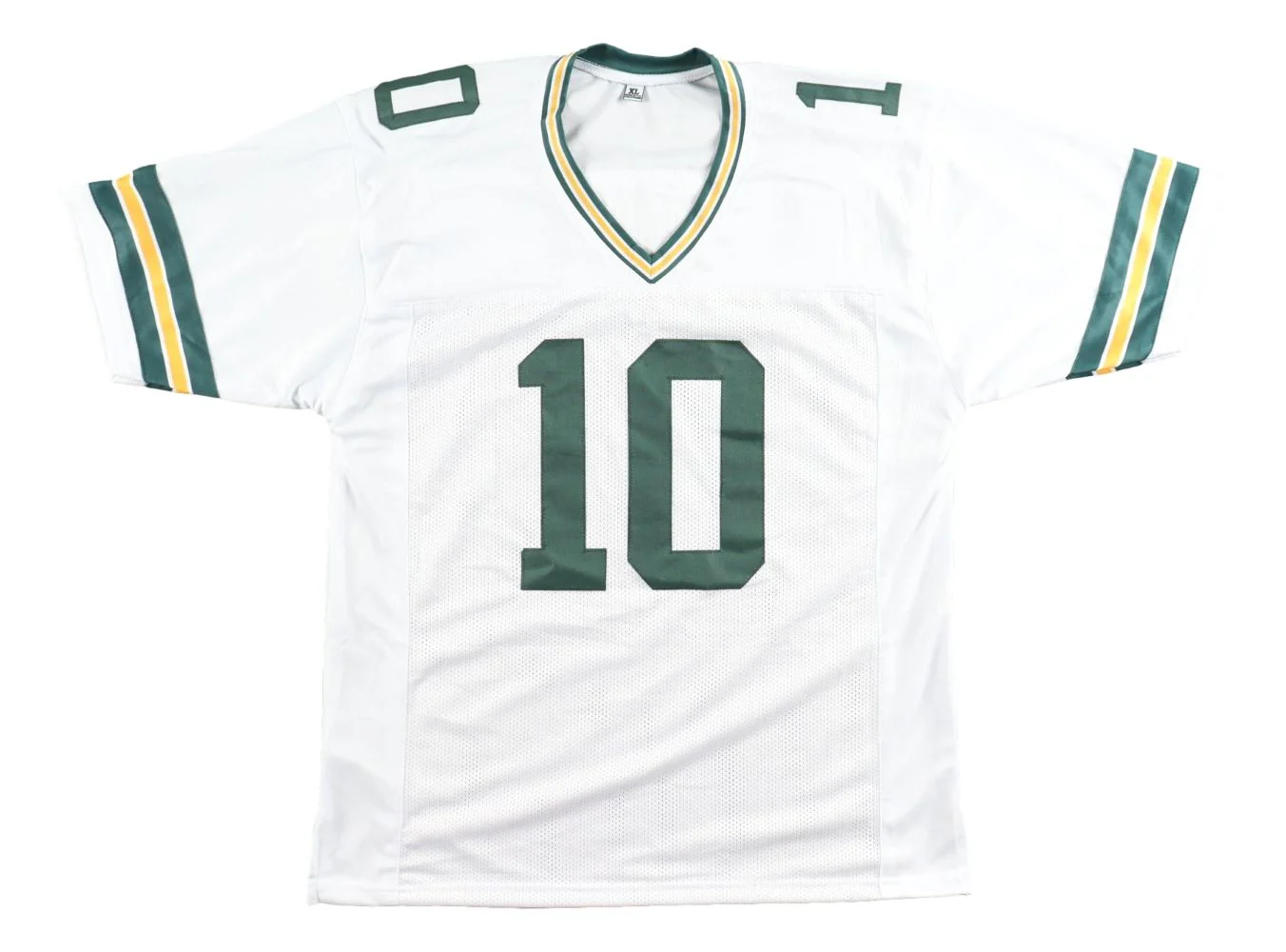Jordan Love Green Bay Signed White Football Jersey BAS - Image 3