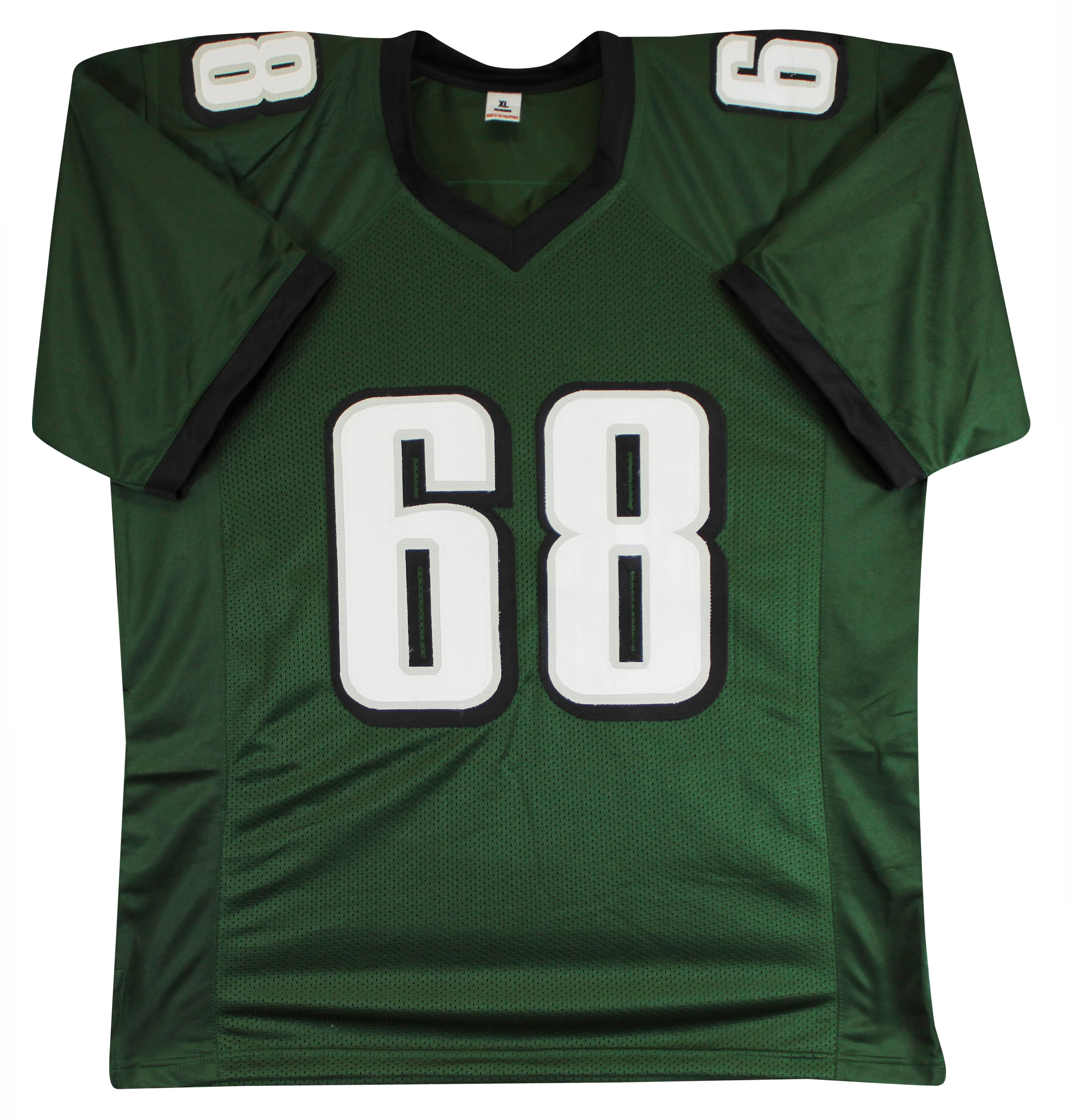 Jordan Mailata Authentic Signed Green Pro Style Jersey Autographed BAS Witnessed - Image 4