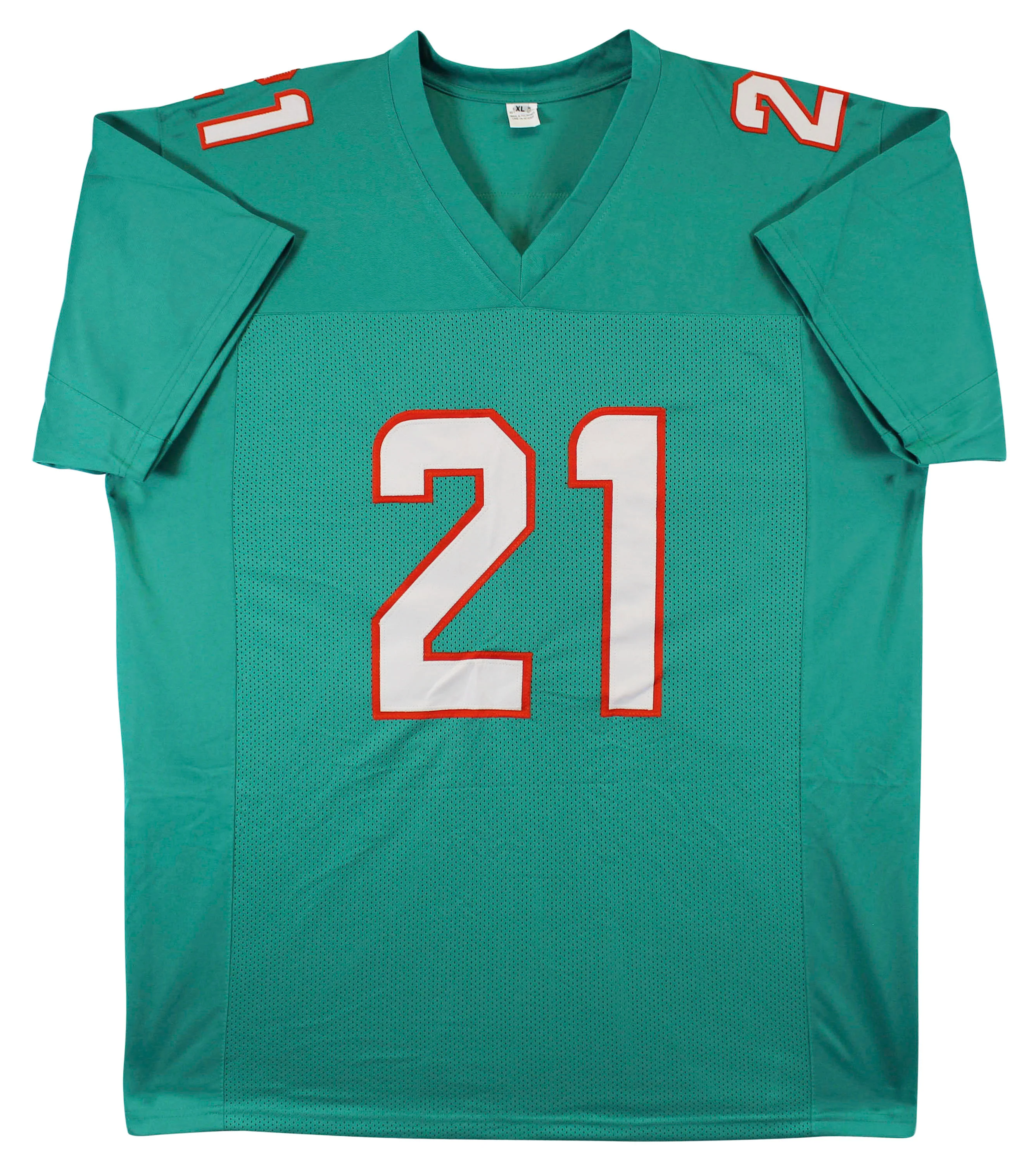 Jordan Poyer Authentic Signed Teal Pro Style Jersey Autographed BAS Witnessed - Image 4