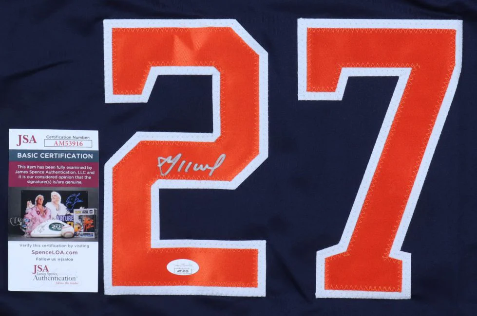 Jose Altuve Houston Signed Navy Gigante Baseball Jersey JSA - Image 2