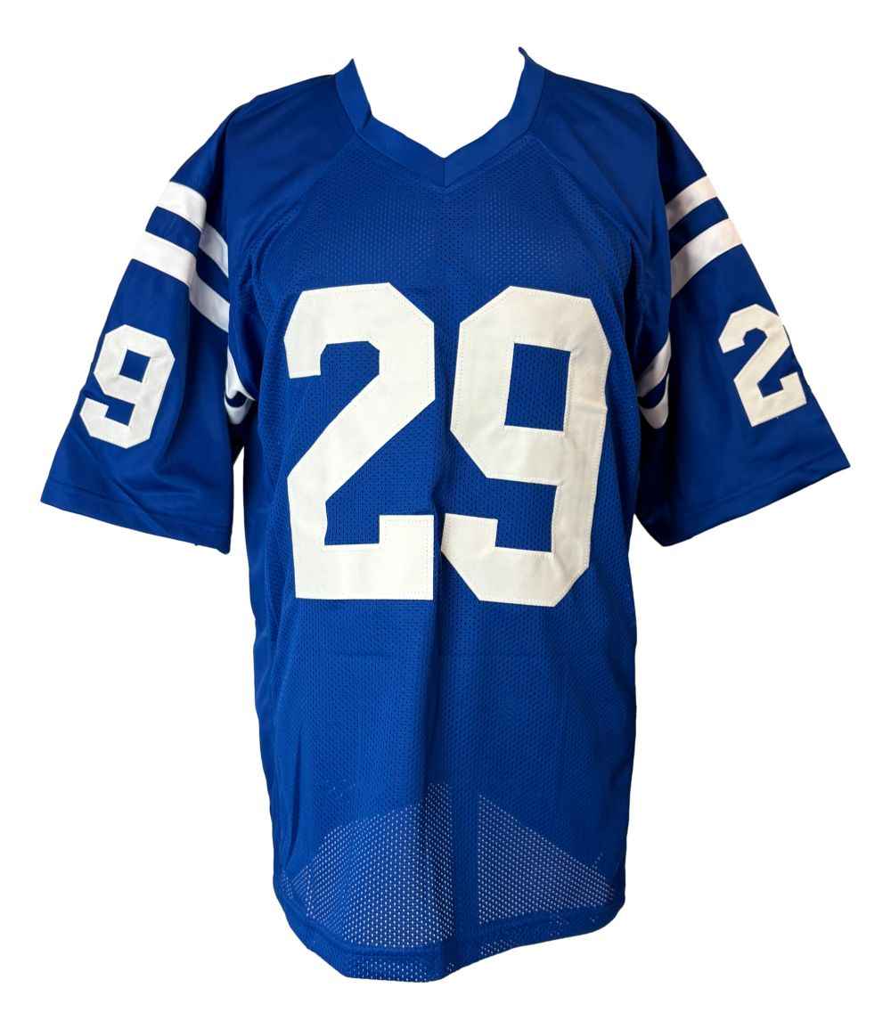 Joseph Addai Indianapolis Signed Blue Football Jersey PSA/DNA Hologram - Image 3
