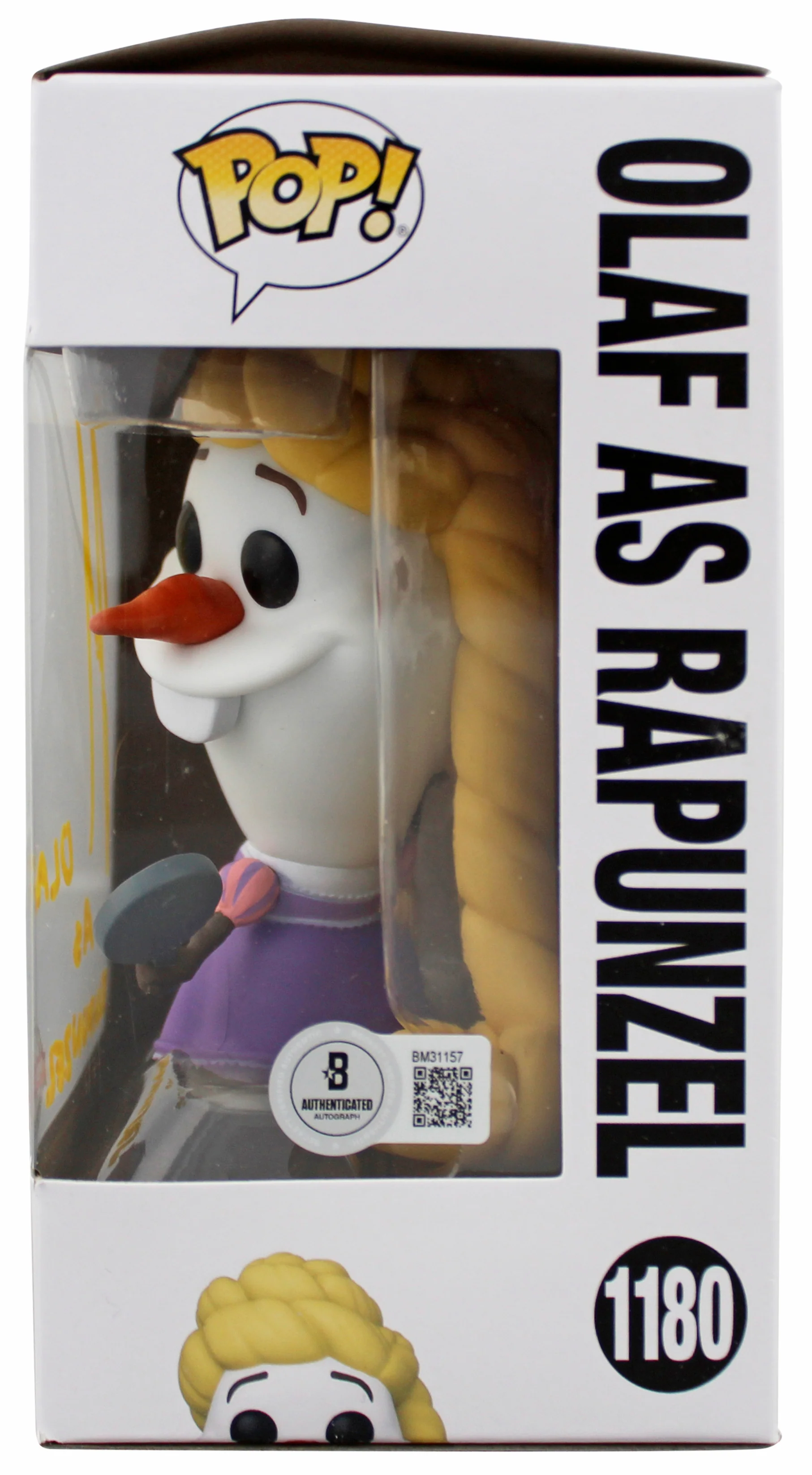Josh Gad Frozen "Olaf as Rapunzel" Signed #1180 Funko Pop Vinyl Figure BAS 1 - Image 4
