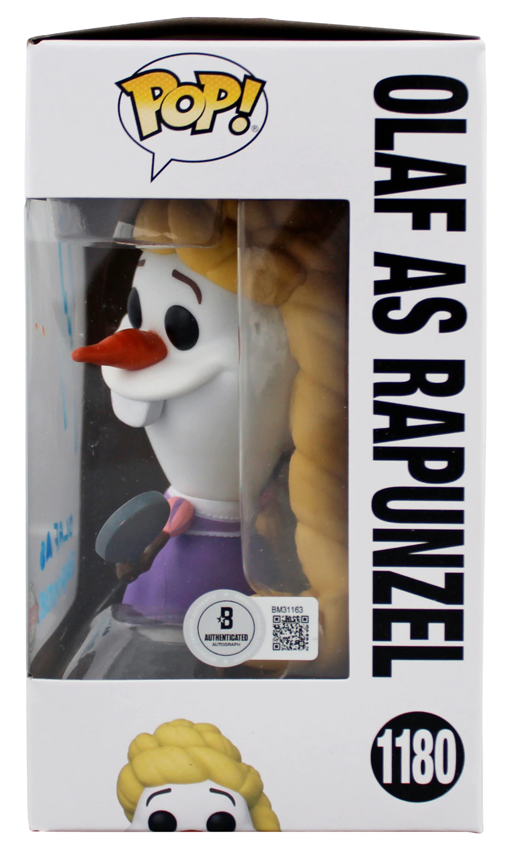 Josh Gad Frozen "Olaf as Rapunzel" Signed #1180 Funko Pop Vinyl Figure BAS 2 - Image 4