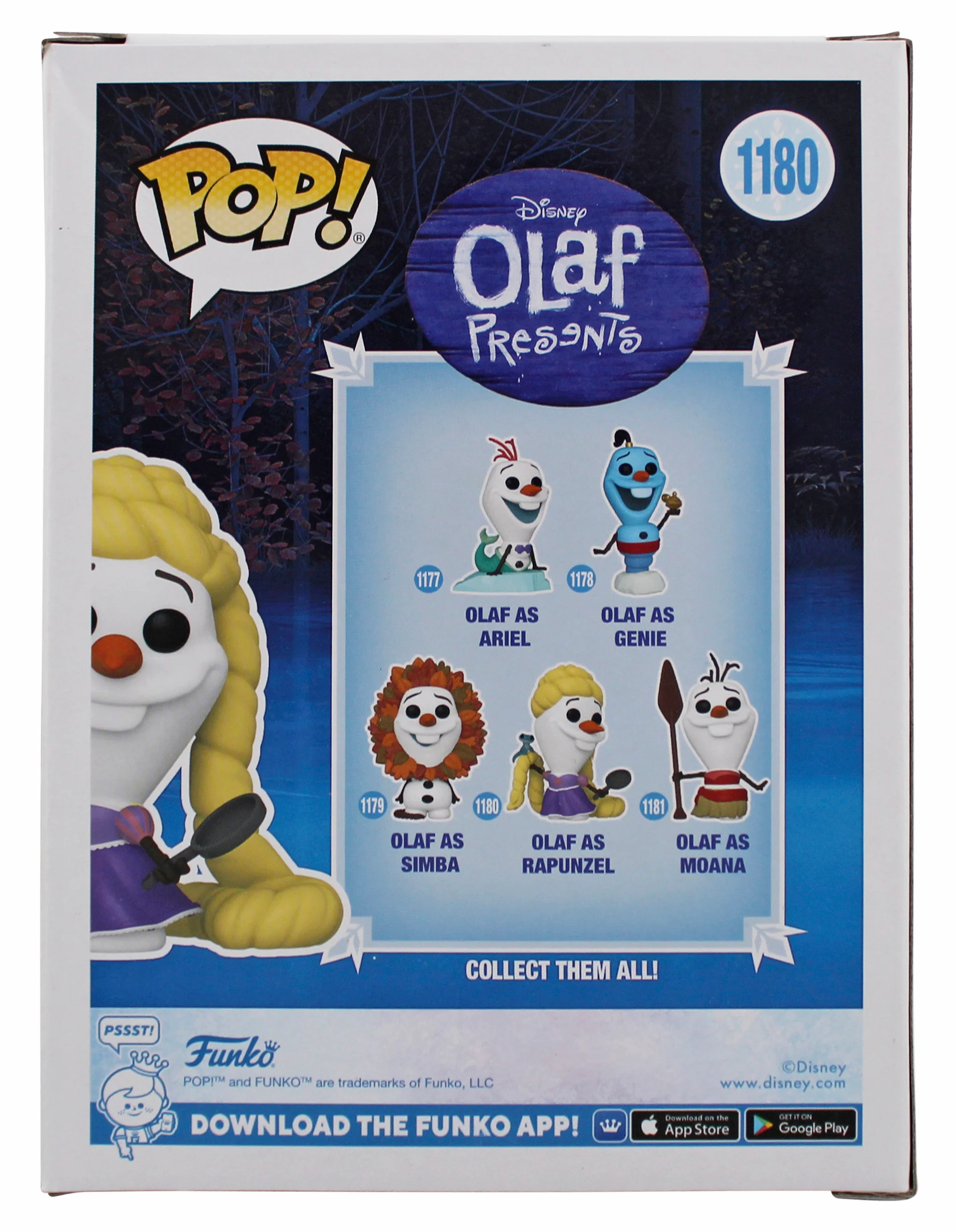 Josh Gad Frozen "Olaf as Rapunzel" Signed #1180 Funko Pop Vinyl Figure BAS 2 - Image 5