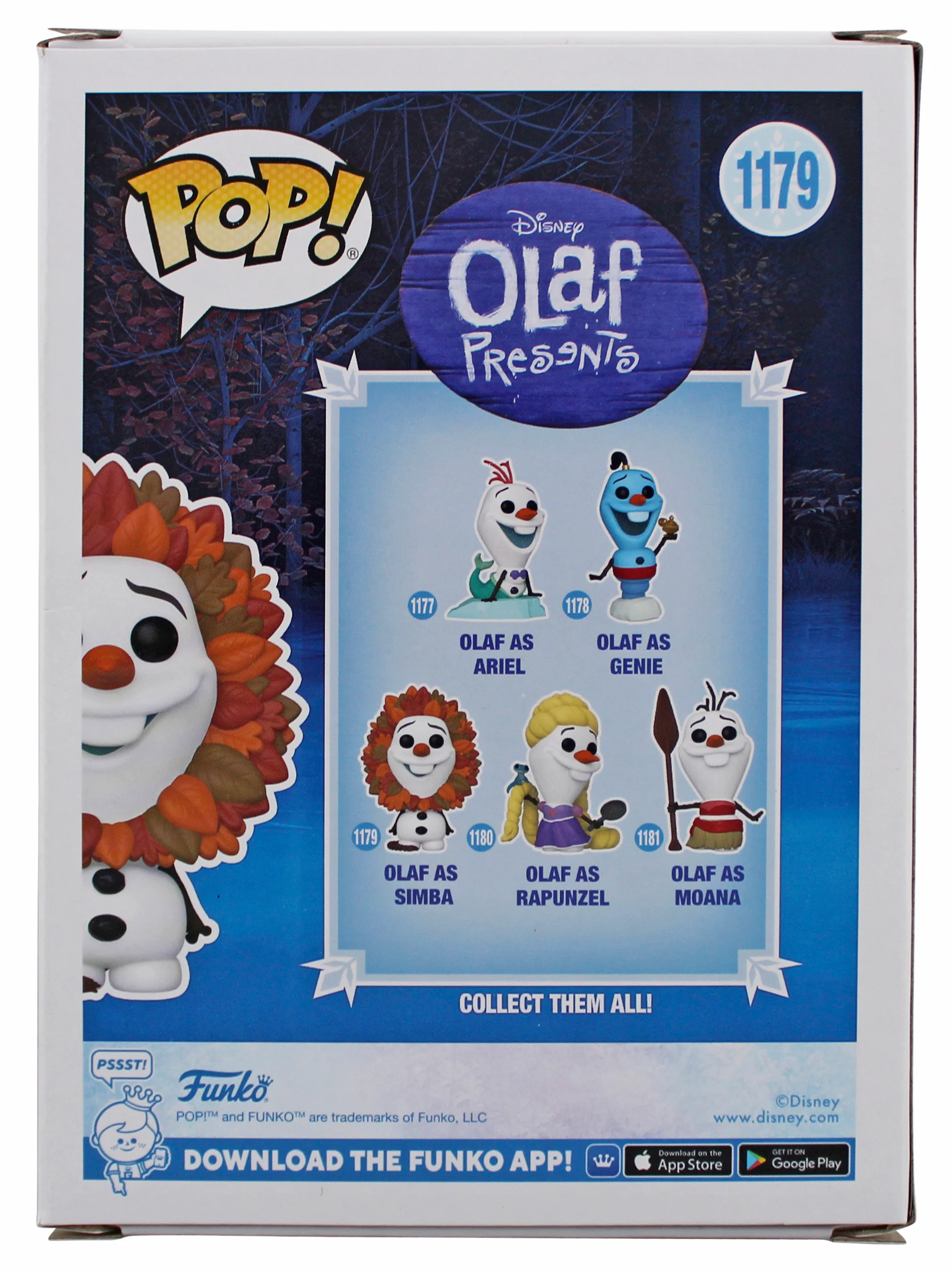 Josh Gad Frozen "Olaf" Signed #1179 Olaf as Simba Funko Pop Vinyl Figure BAS 1 - Image 5