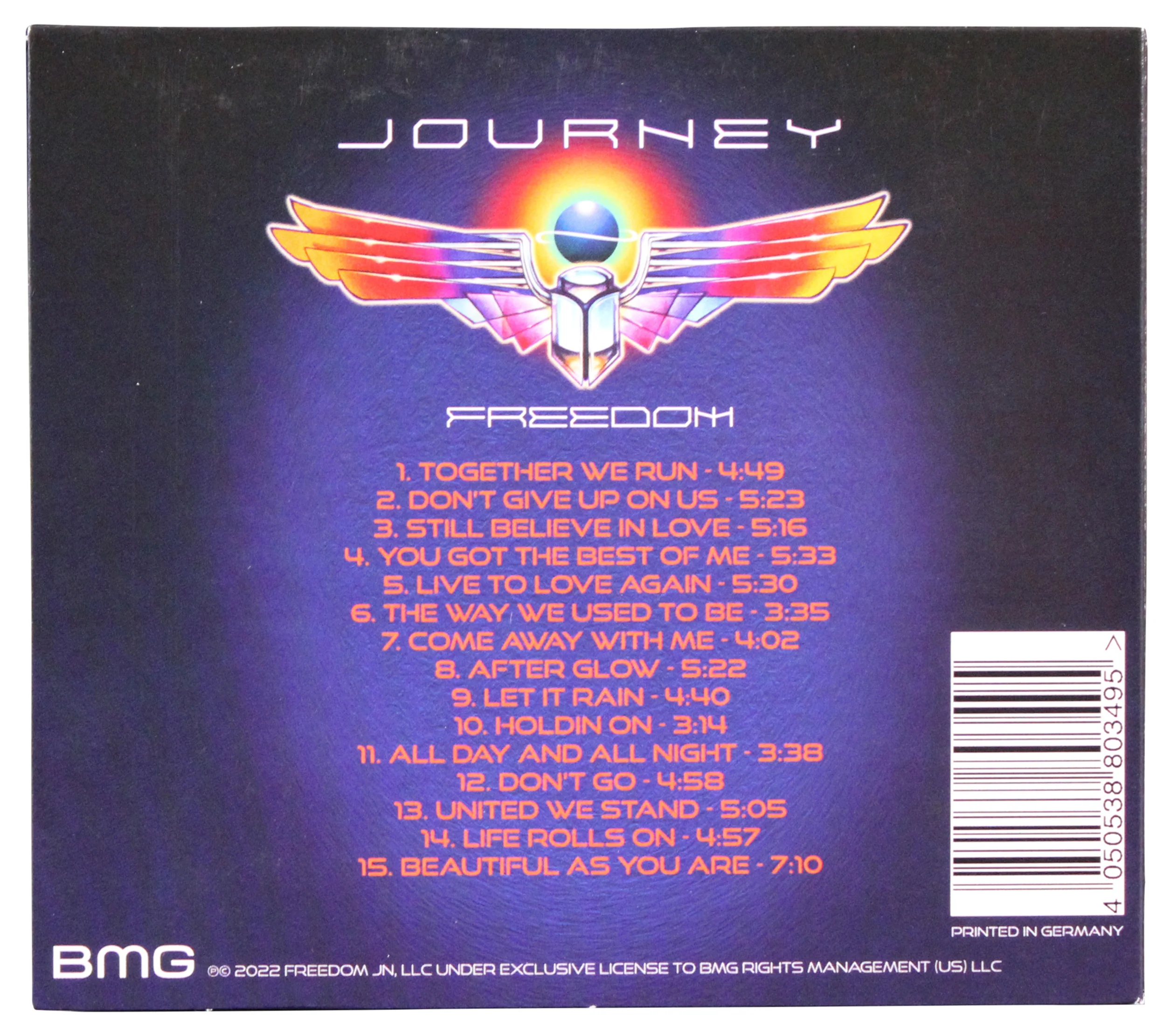 Journey (3) Schon, Cain & Pineda Signed Freedom CD Insert w/ Disk BAS #AE13373 - Image 6