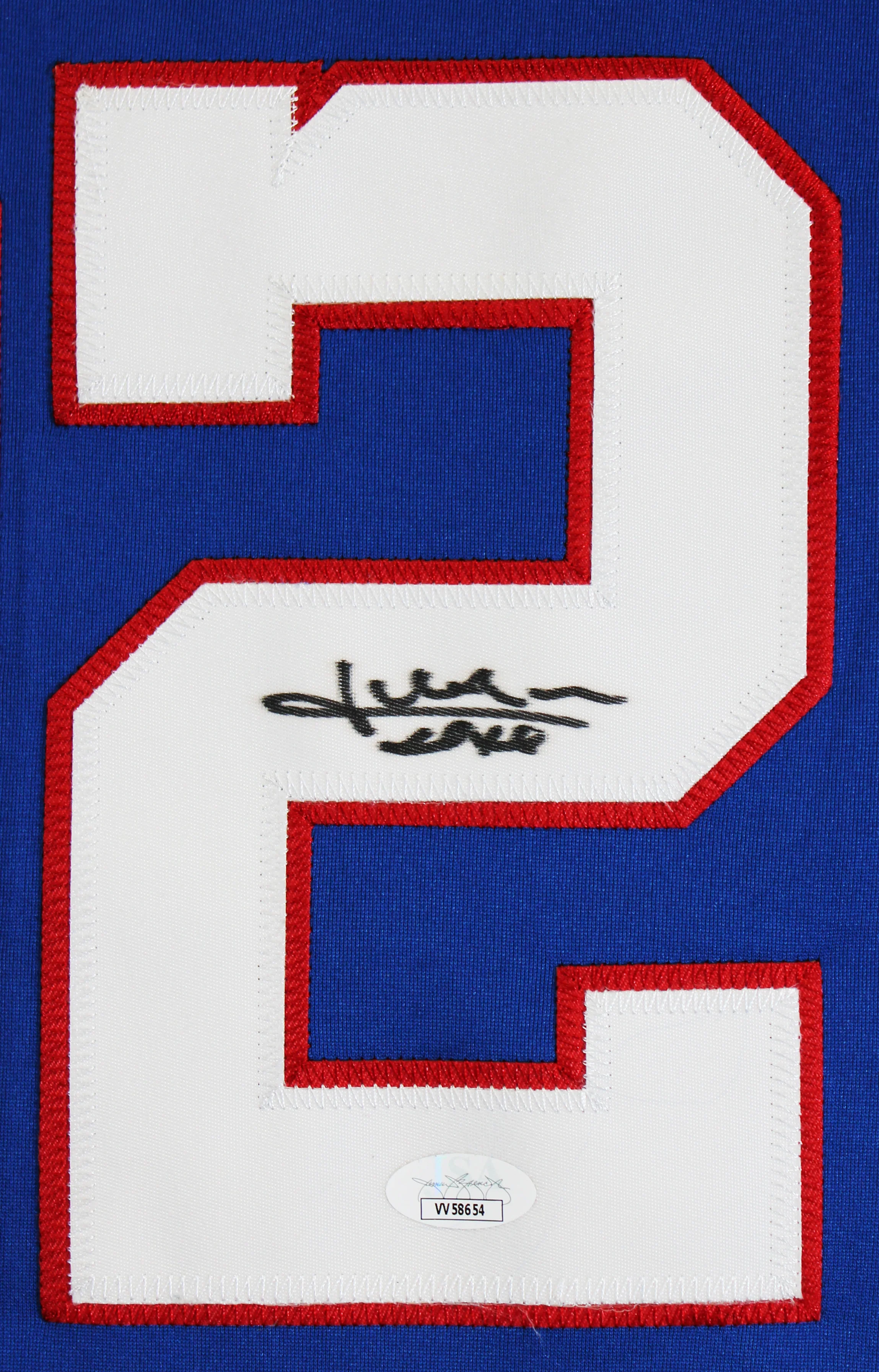 Juan Soto Authentic Signed Blue Pro Style Jersey Autographed JSA - Image 3