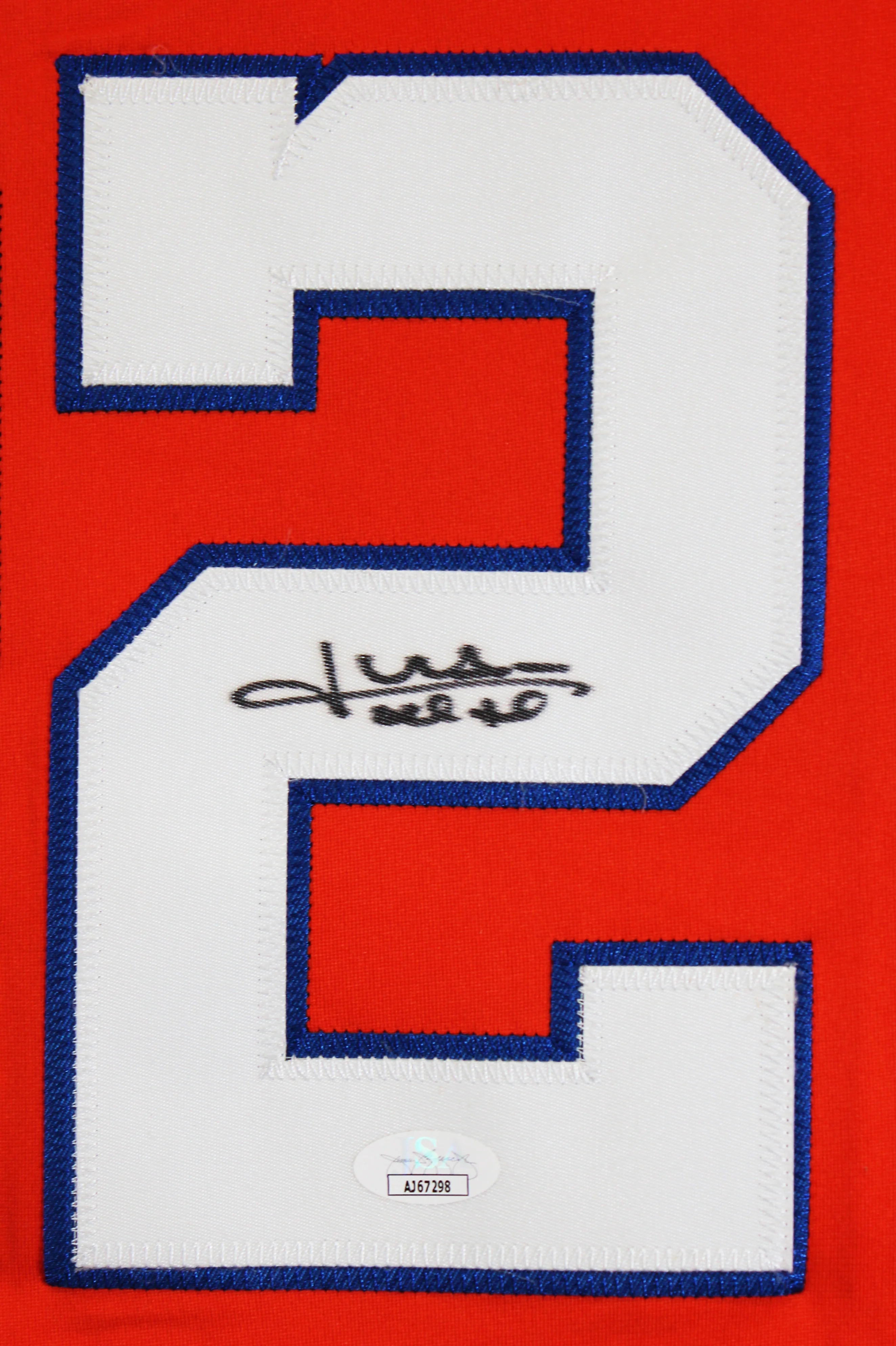 Juan Soto Authentic Signed Orange Pro Style Jersey Autographed JSA - Image 3