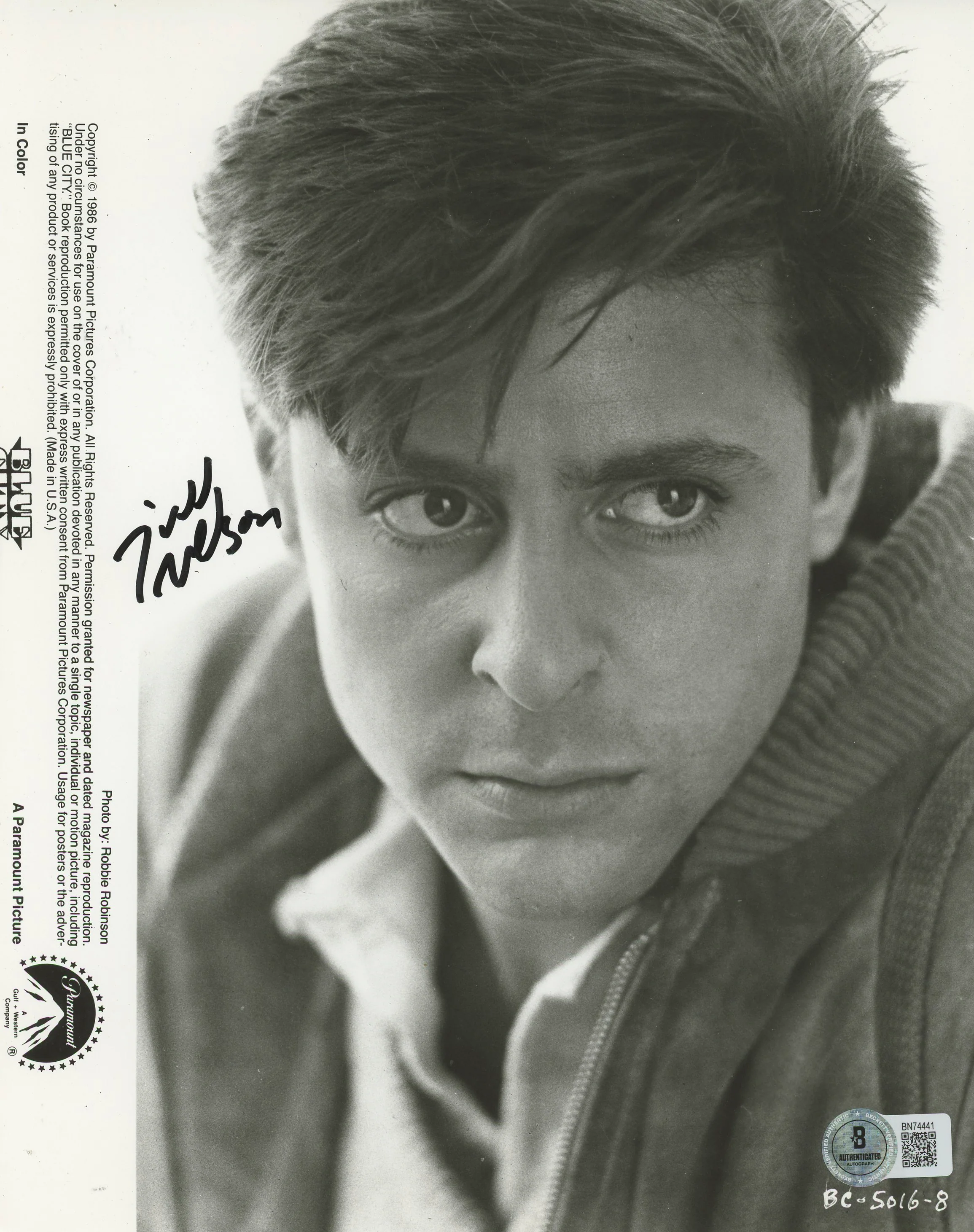 Judd Nelson The Breakfast Club Authentic Signed 8x10 Photo BAS #BN74441 - Image 2