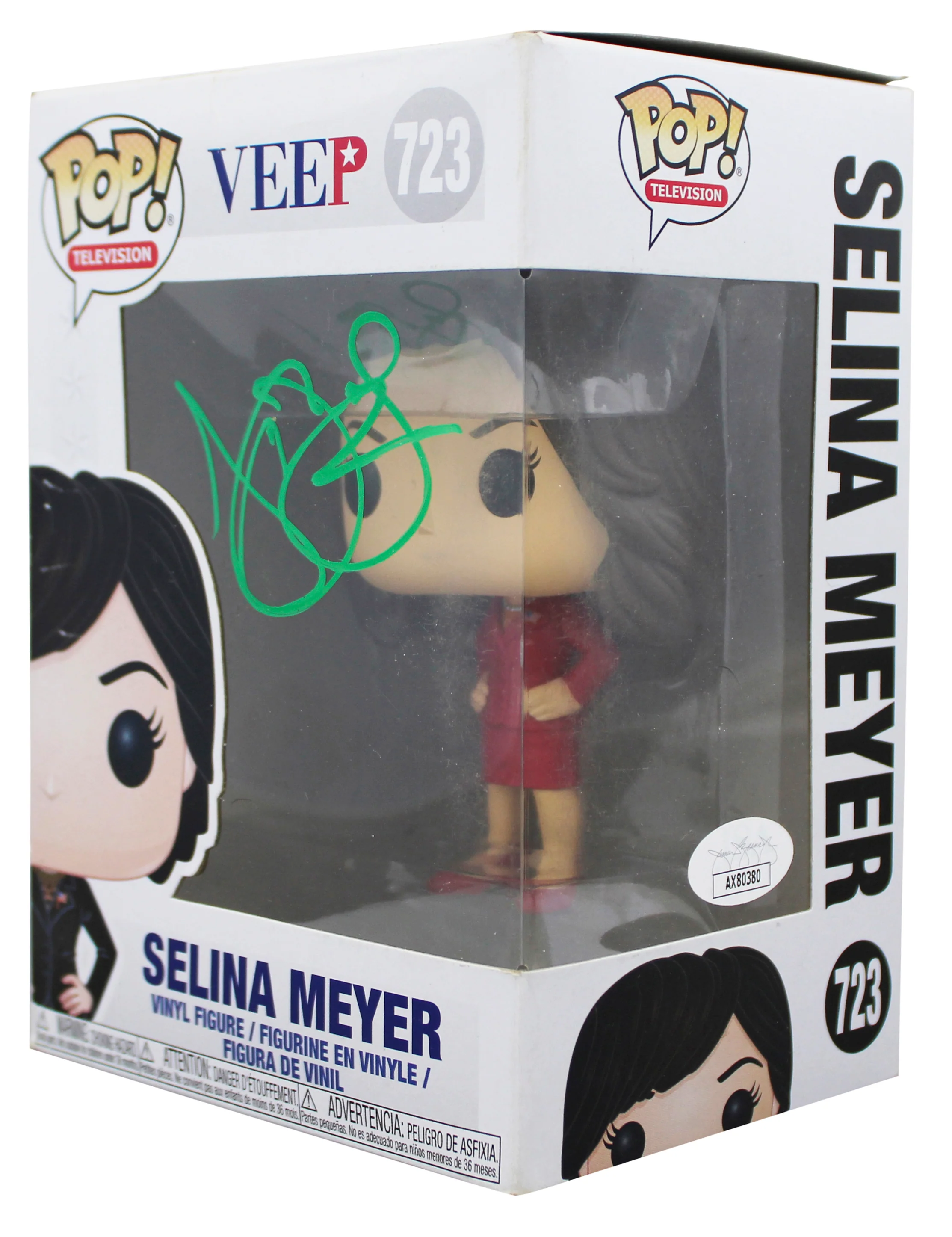 Julia Louis-Dreyfus Veep Signed Selina Meyer #723 Funko Pop Figure JSA #AX80380 - Image 3