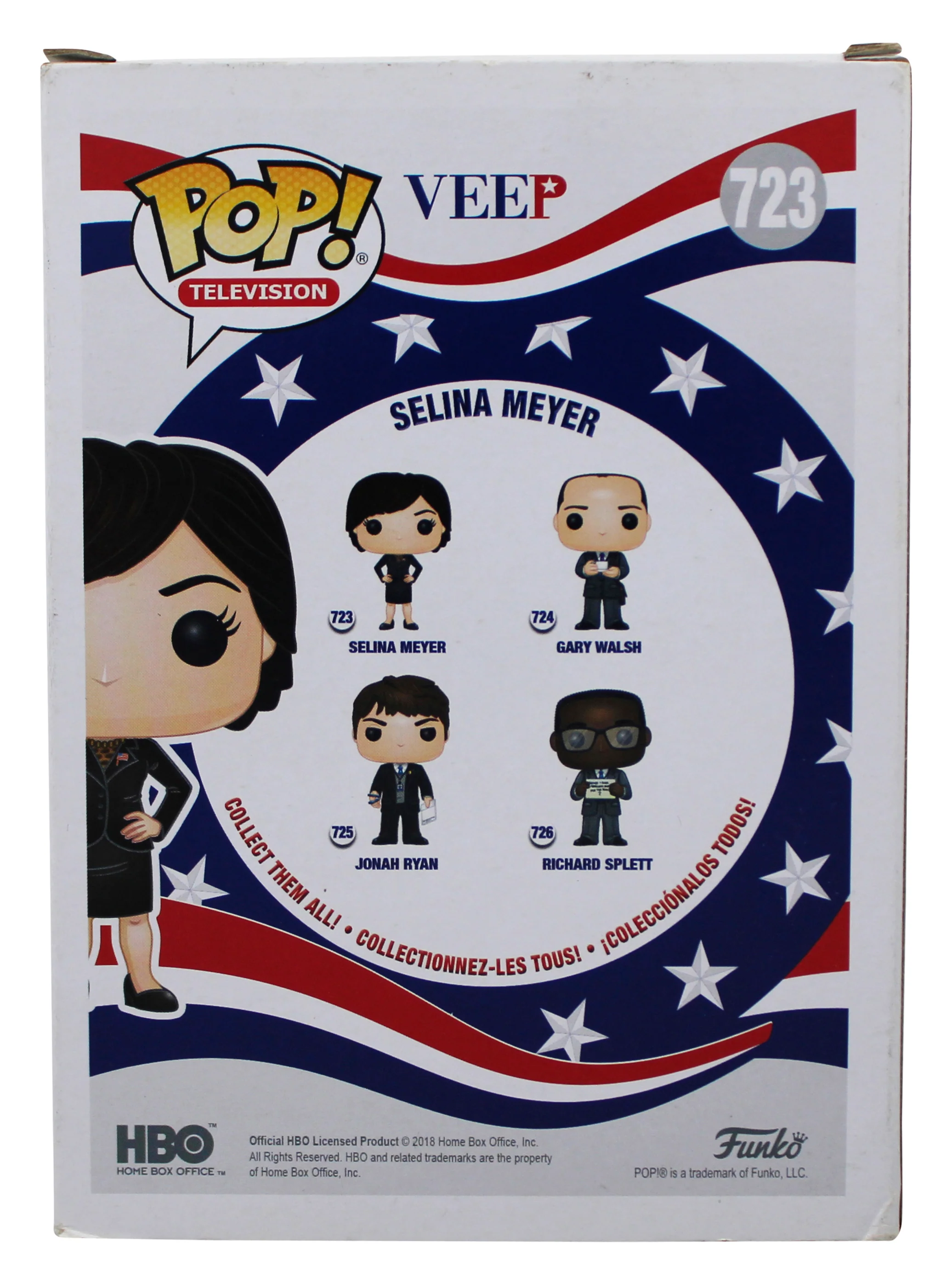 Julia Louis-Dreyfus Veep Signed Selina Meyer #723 Funko Pop Figure JSA #AX80380 - Image 5