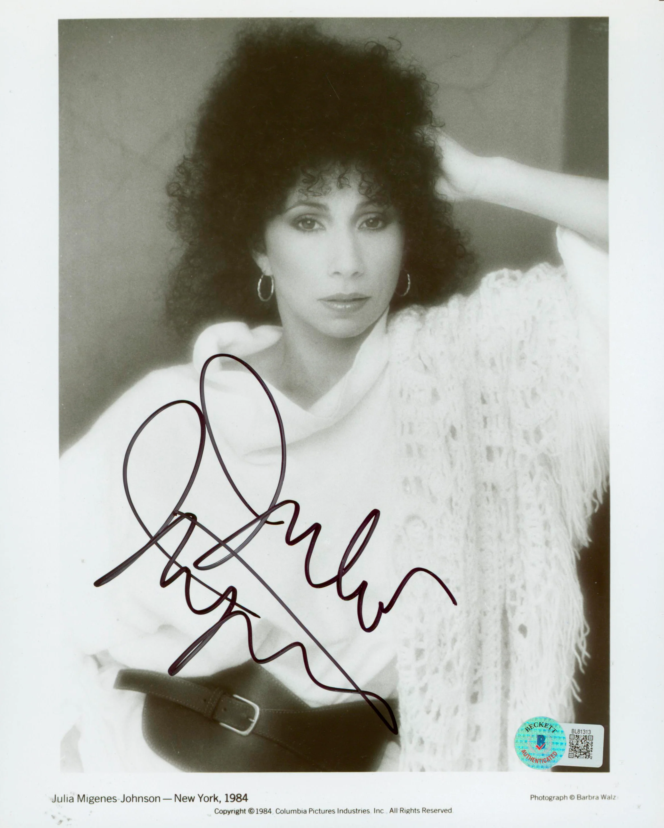 Julia Migenes Carmen Authentic Signed 8x10 Photo Autographed BAS #BL81313 - Image 2