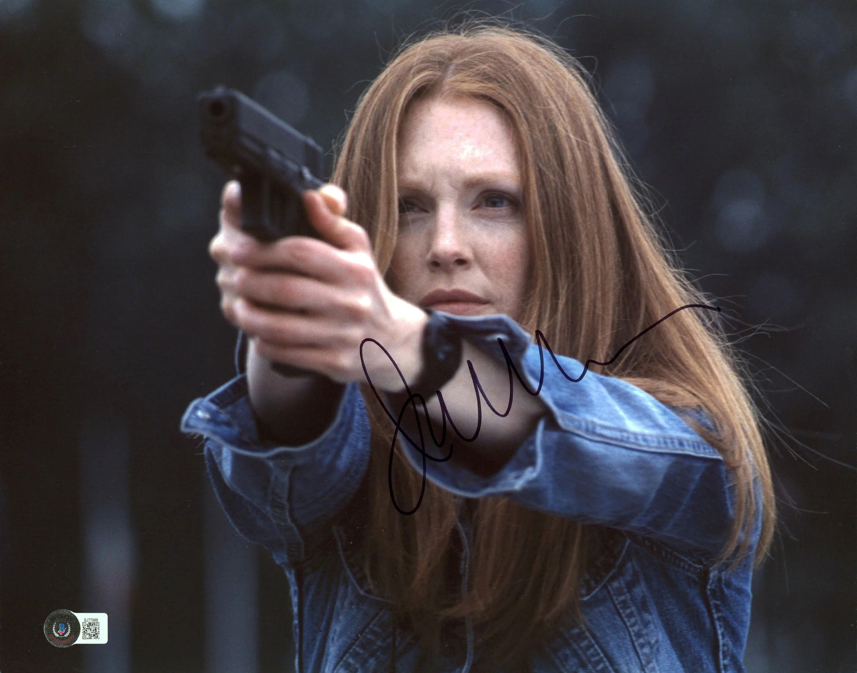 Julianne Moore Hannibal Authentic Signed 11x14 Horizontal Photo BAS #BJ77988 - Image 2