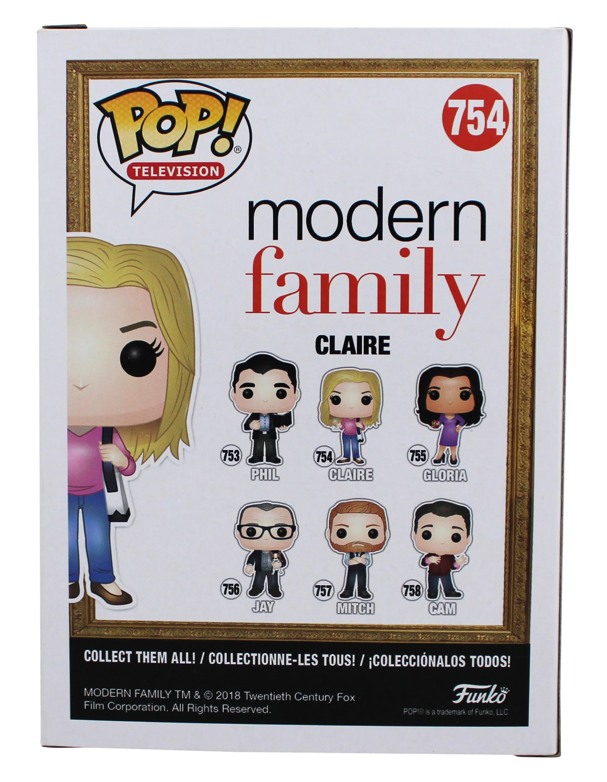 Julie Bowen Modern Family Signed Claire #754 Funko Pop Vinyl Figure JSA #CD06272 - Image 5