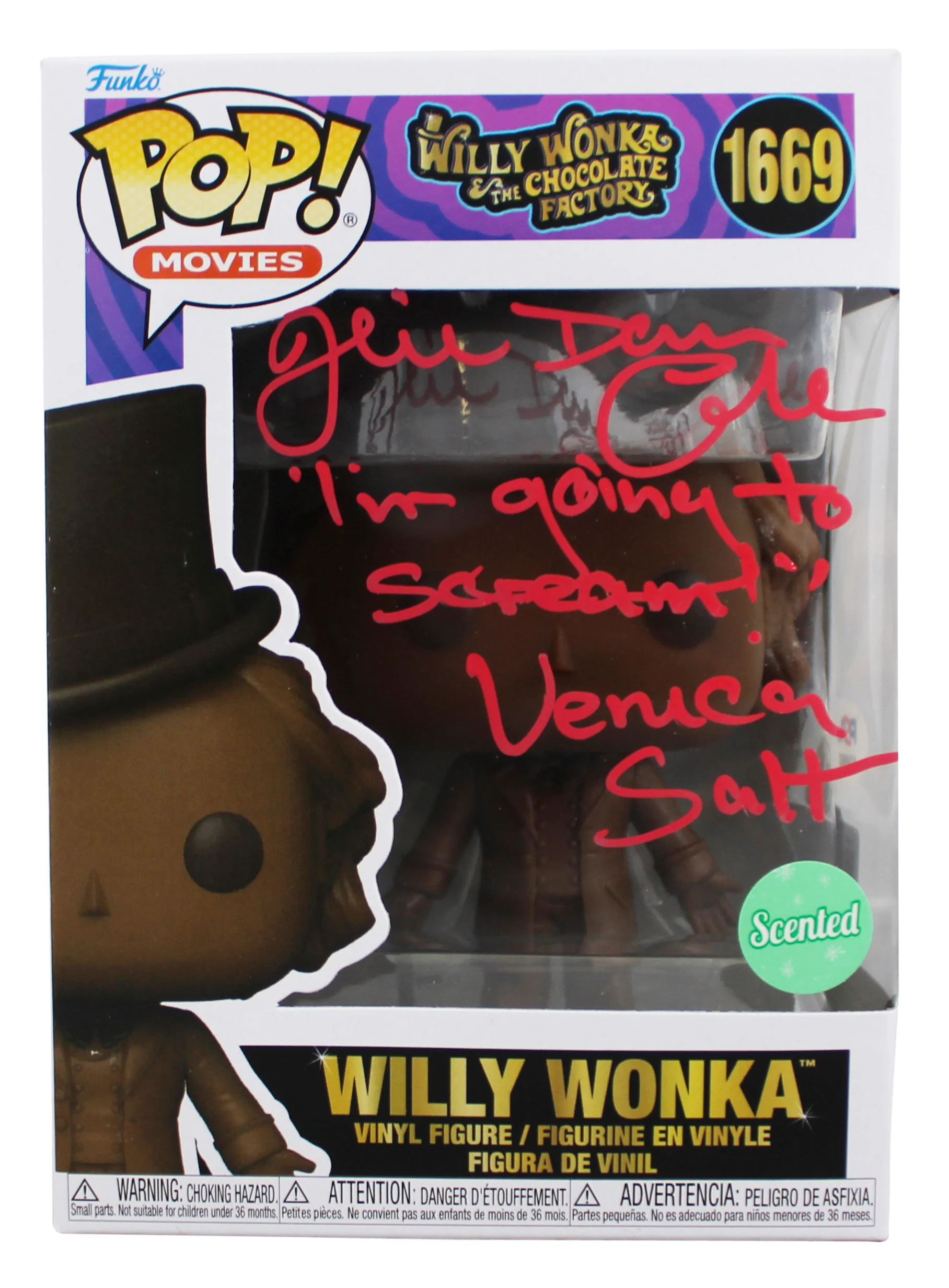 Julie Dawn Cole "Veruca Salt" Signed #1669 Funko Pop Vinyl Figure PSA #AQ49662 - Image 2