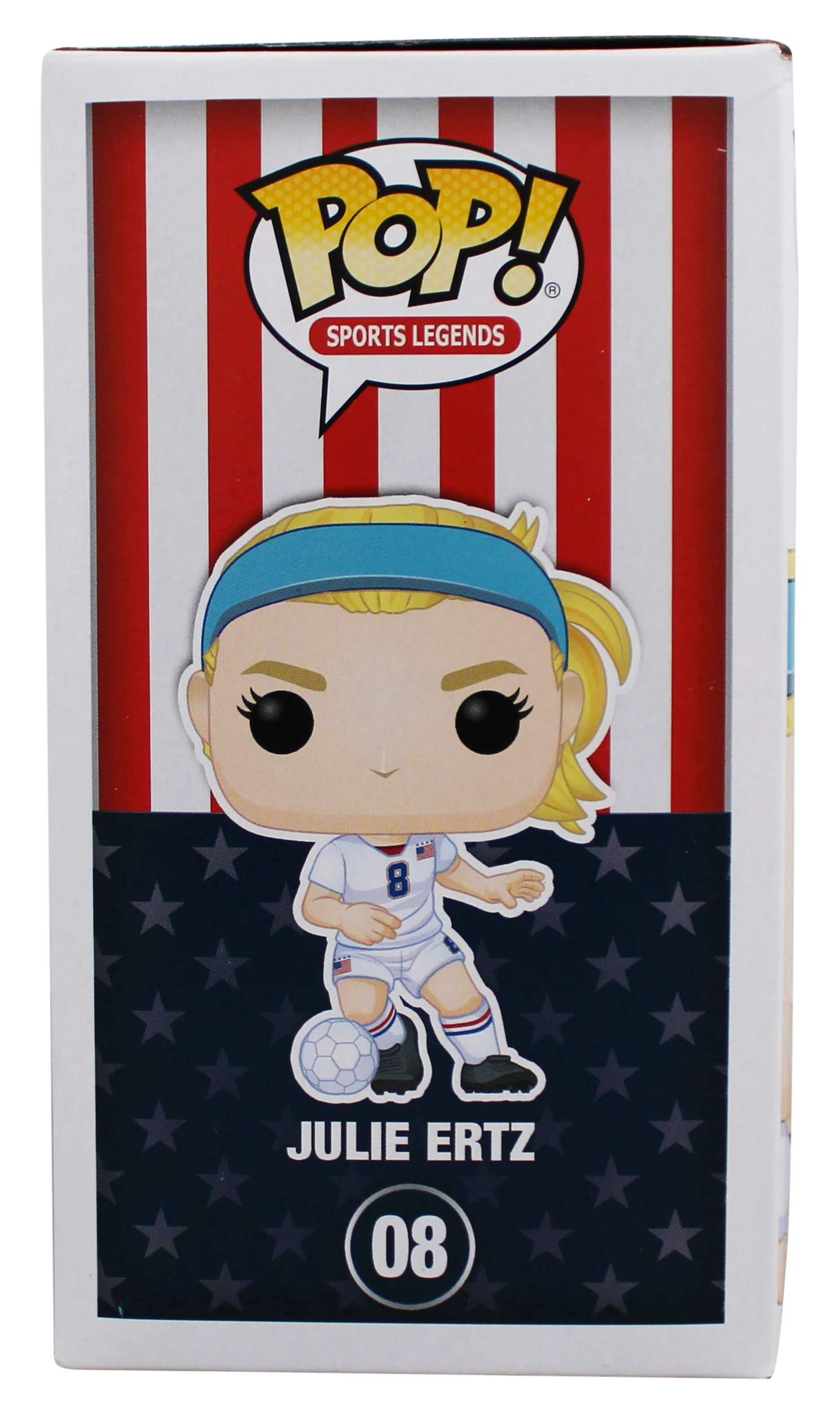 Julie Ertz USA Soccer Authentic Signed #08 Funko Pop Vinyl Figure JSA #CD80391 - Image 6