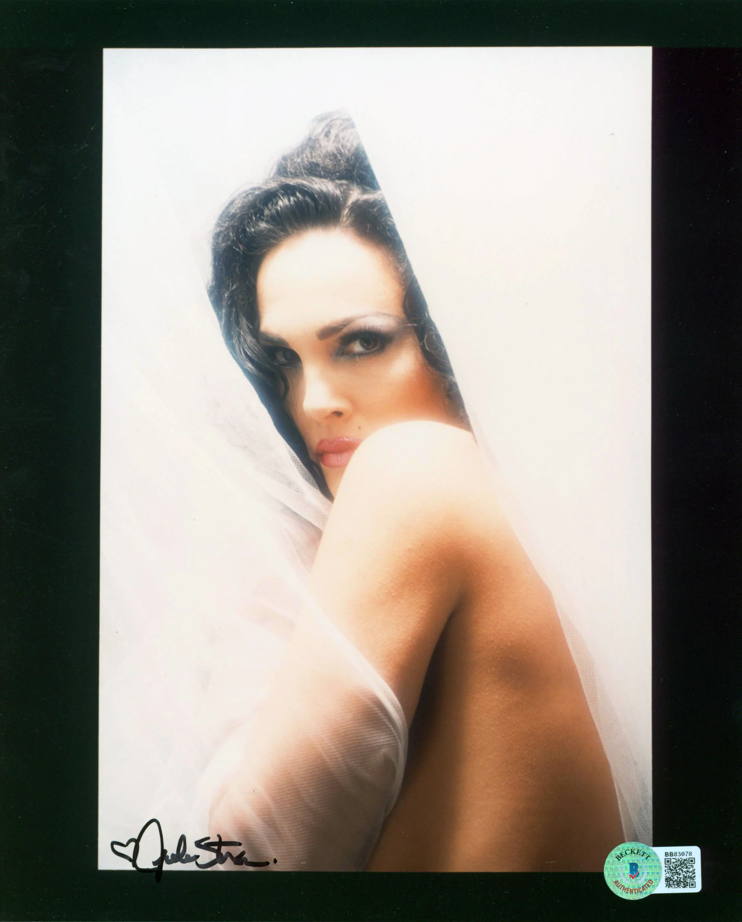 Julie Strain Heavy Metal Authentic Signed 8x10 Sexy Photo Deceased BAS #BB83078 - Image 2