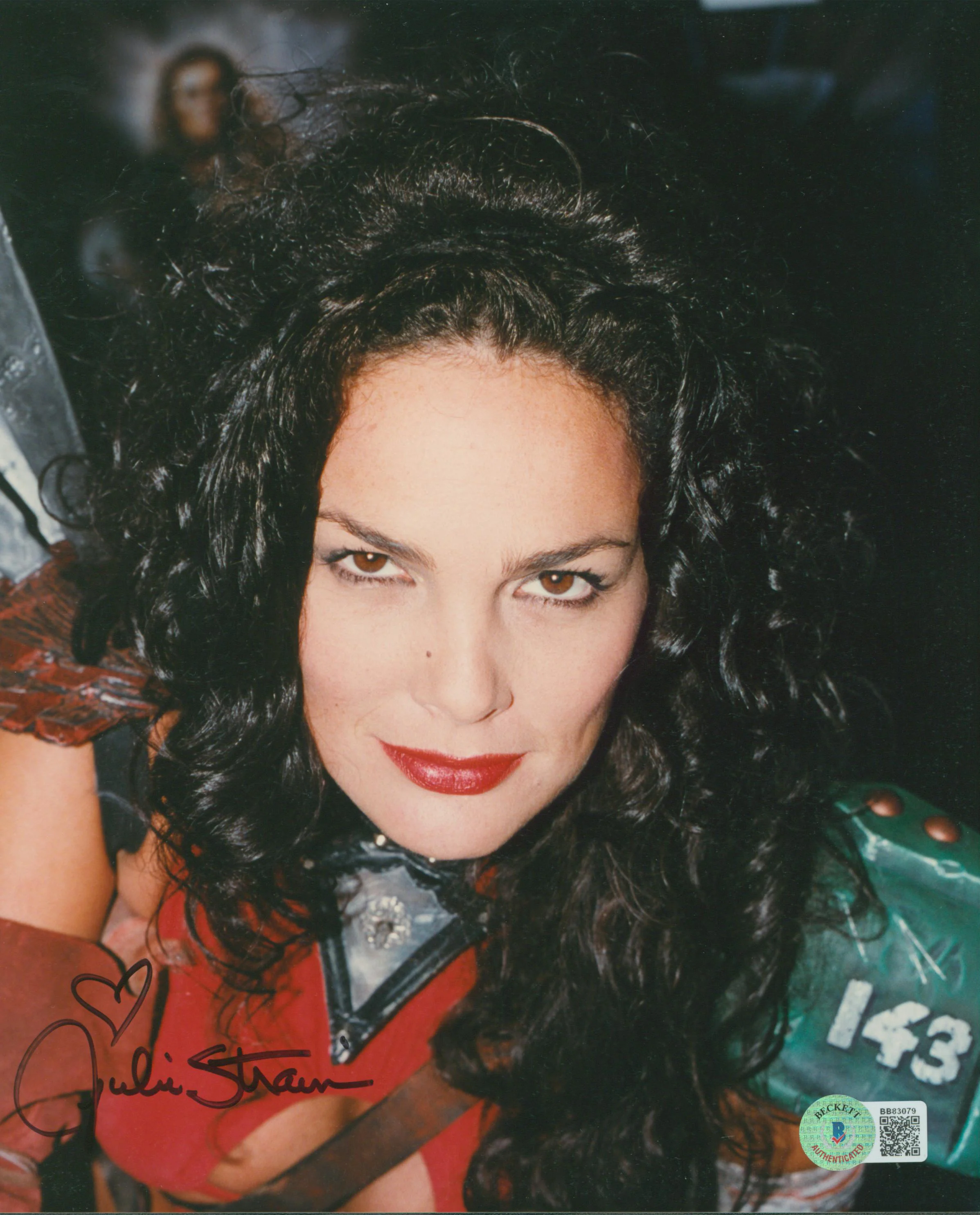 Julie Strain Heavy Metal Authentic Signed 8x10 Sexy Photo Deceased BAS #BB83079 - Image 2
