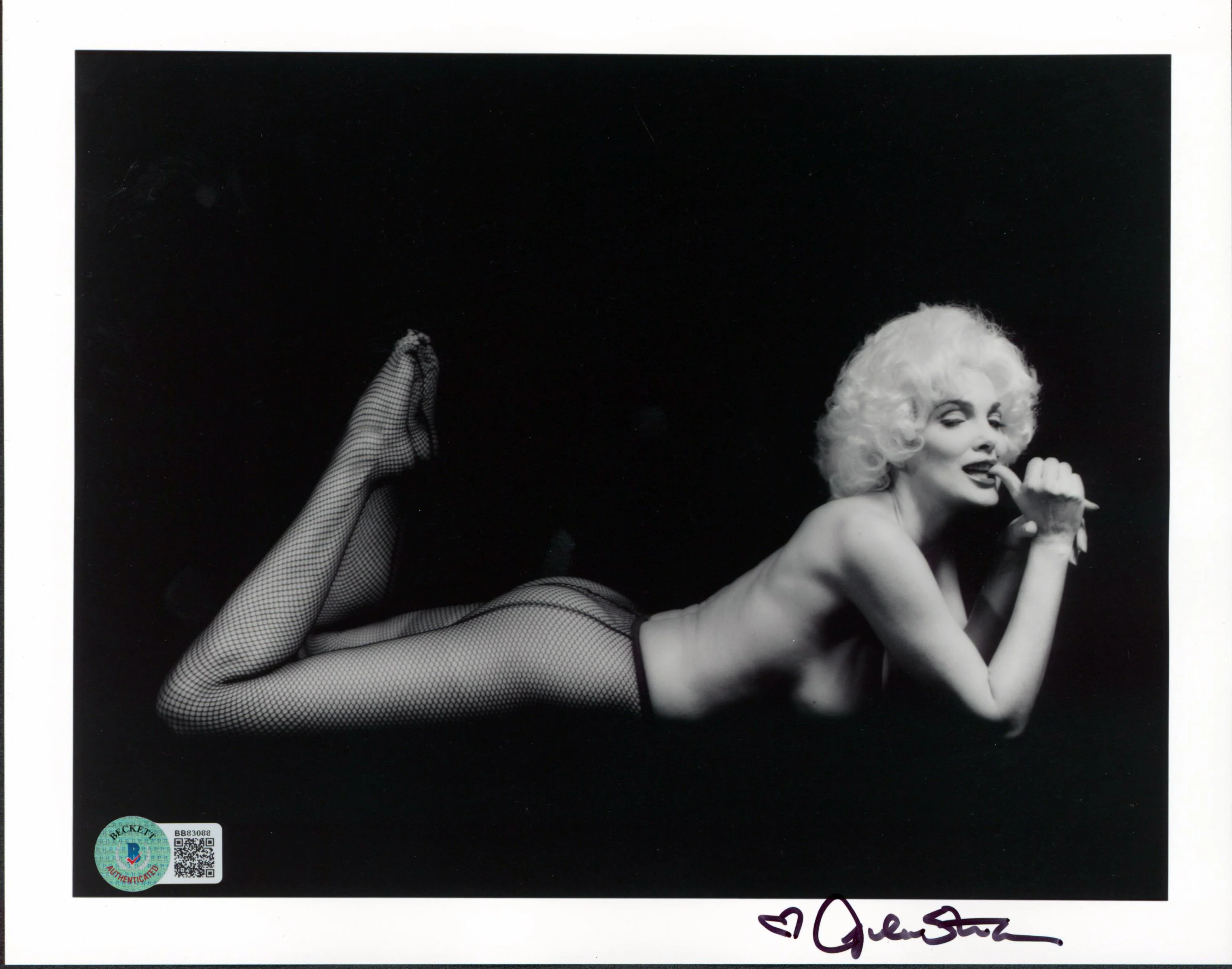 Julie Strain Heavy Metal Authentic Signed 8x10 Sexy Photo Deceased BAS #BB83088 - Image 2