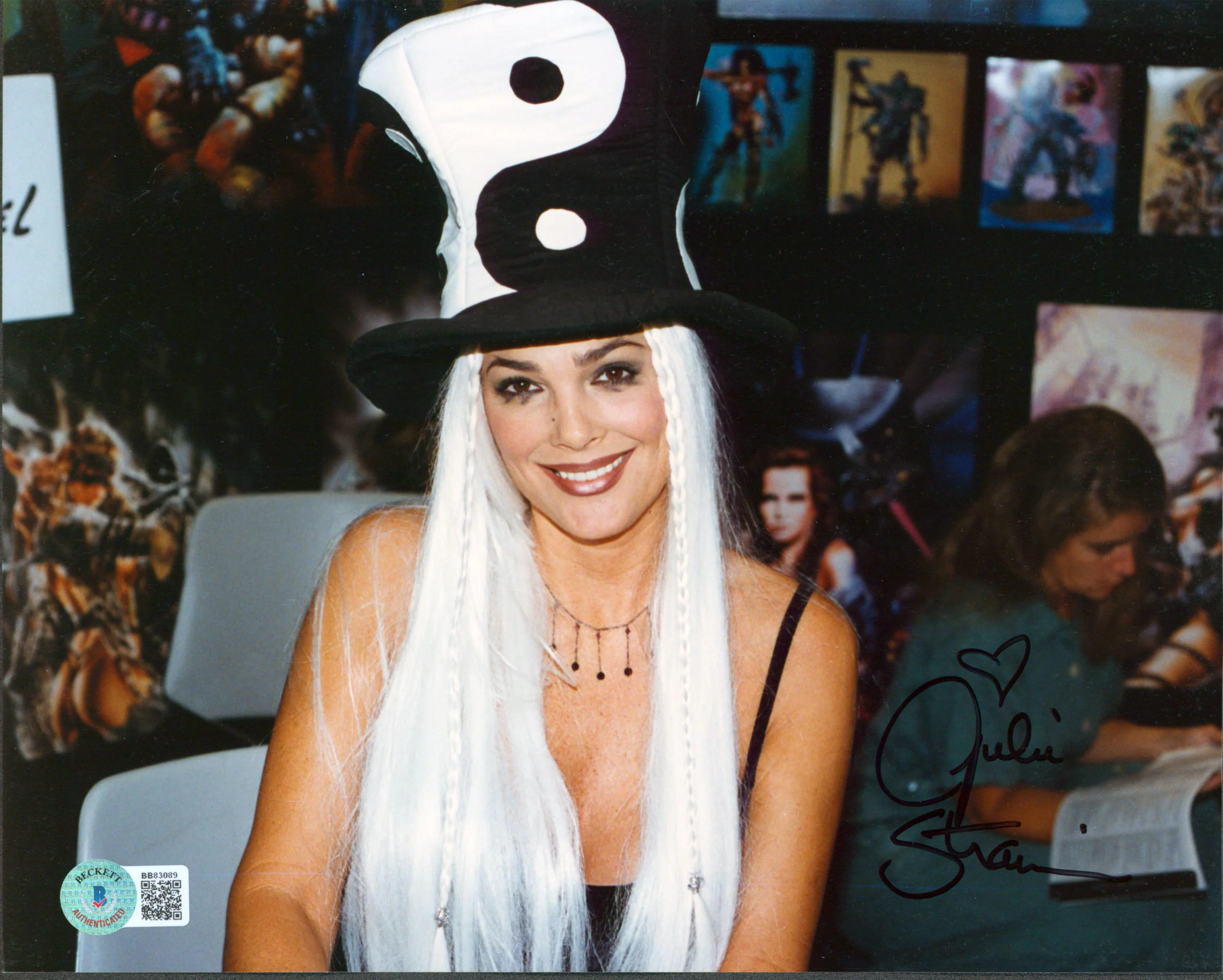 Julie Strain Heavy Metal Authentic Signed 8x10 Sexy Photo Deceased BAS #BB83089 - Image 2