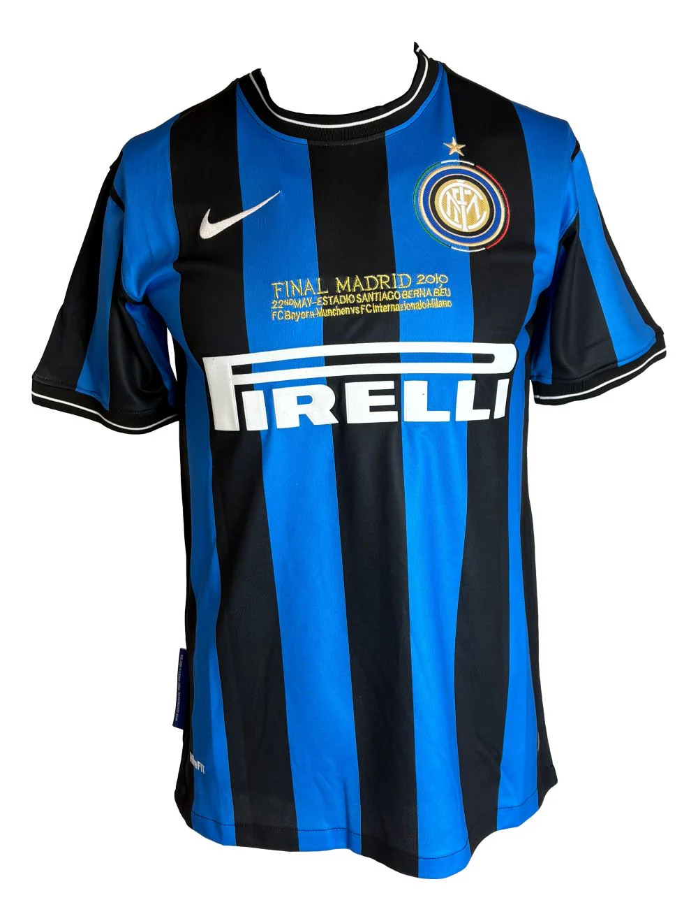 Julio Cesar Signed Inter Milan Nike 2010 Champions League Soccer Jersey BAS - Image 3