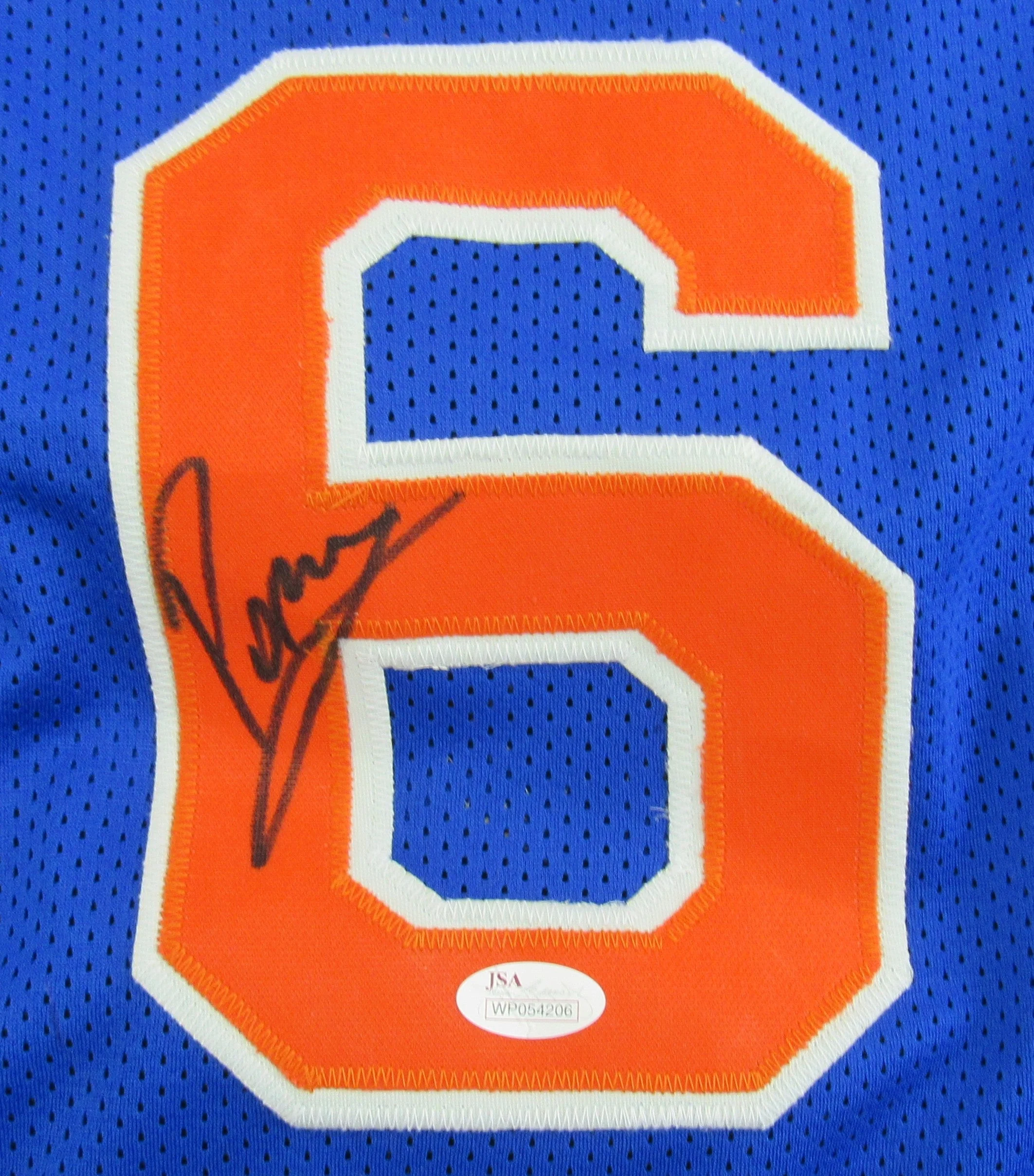 Kristaps Porzingis Signed Auto Knicks Basketball Jersey JSA WP054206 - Image 2