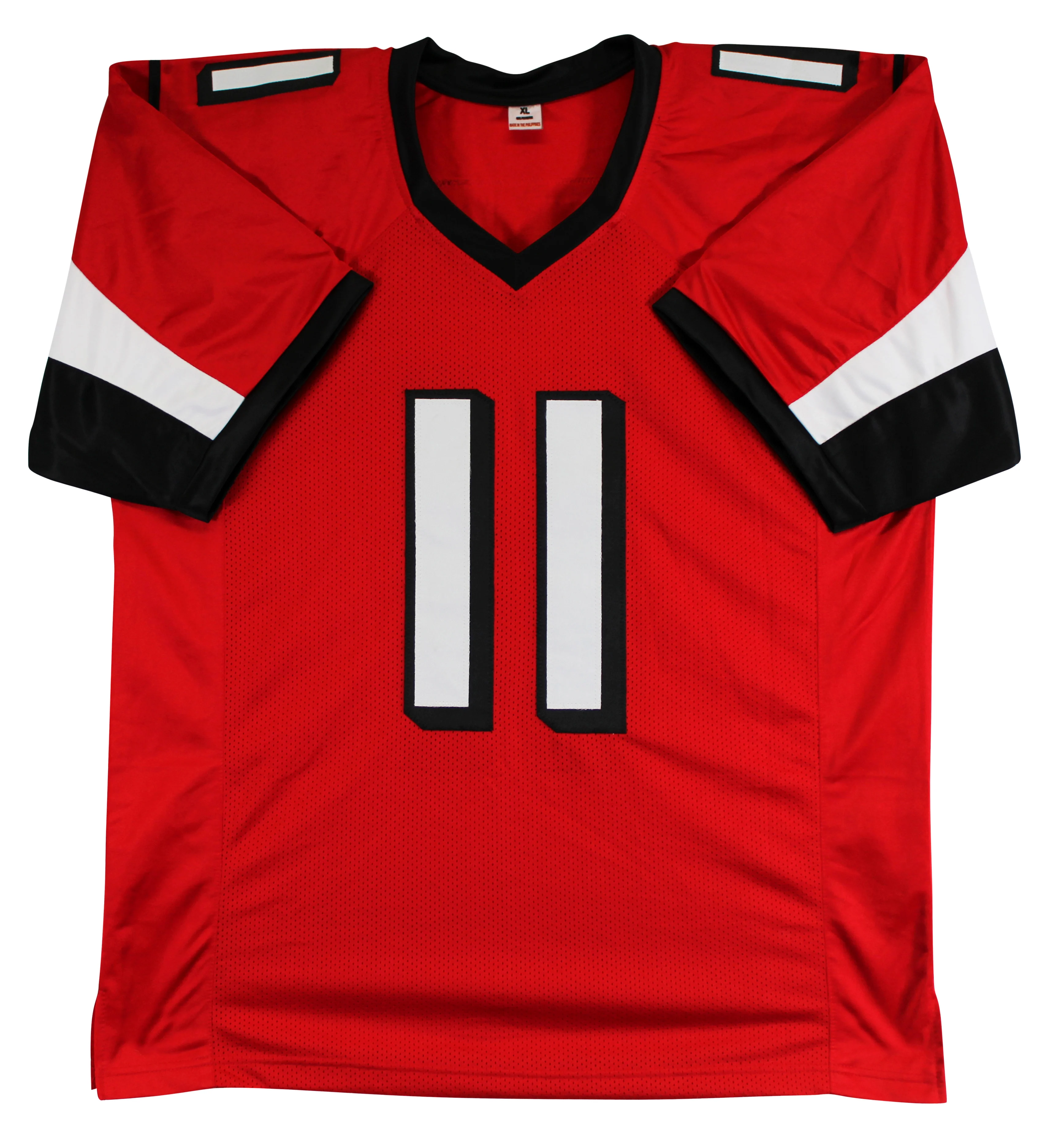 Julio Jones Authentic Signed Red Pro Style Jersey Autographed BAS Witnessed - Image 4