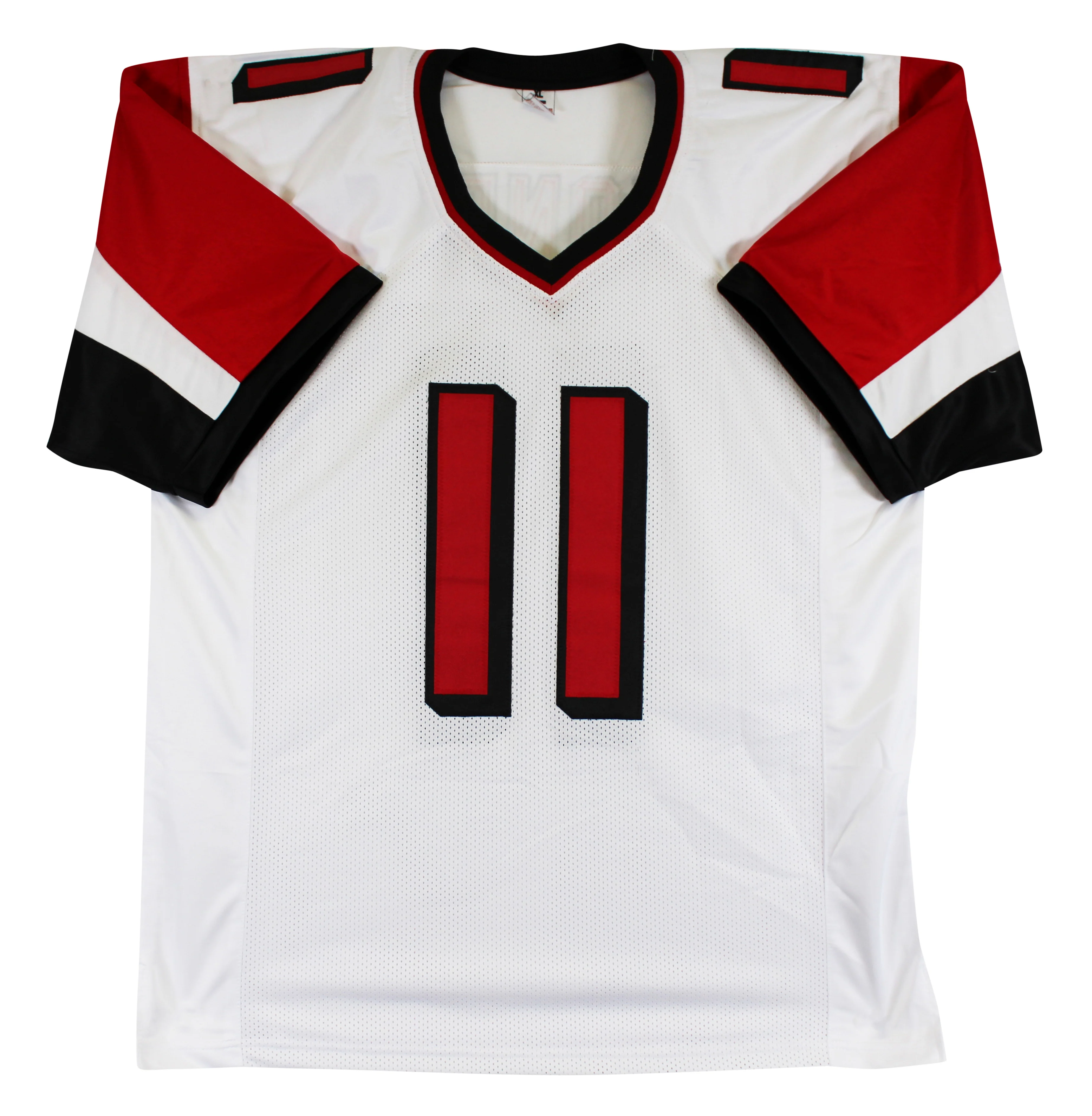 Julio Jones Authentic Signed White Pro Style Jersey Autographed BAS Witnessed - Image 4