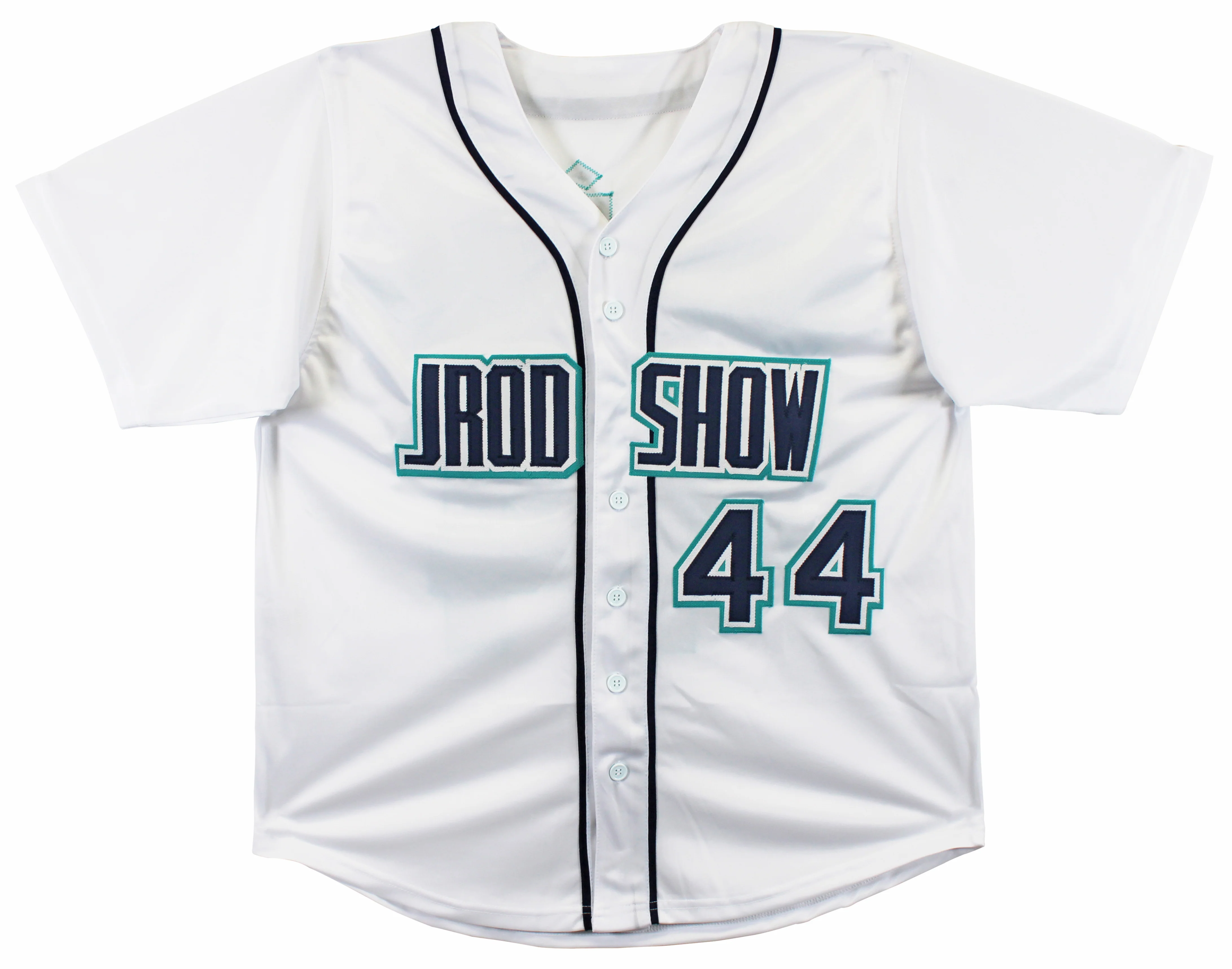Julio Rodriguez Authentic Signed White Pro Style Jersey Autographed JSA 2 - Image 4