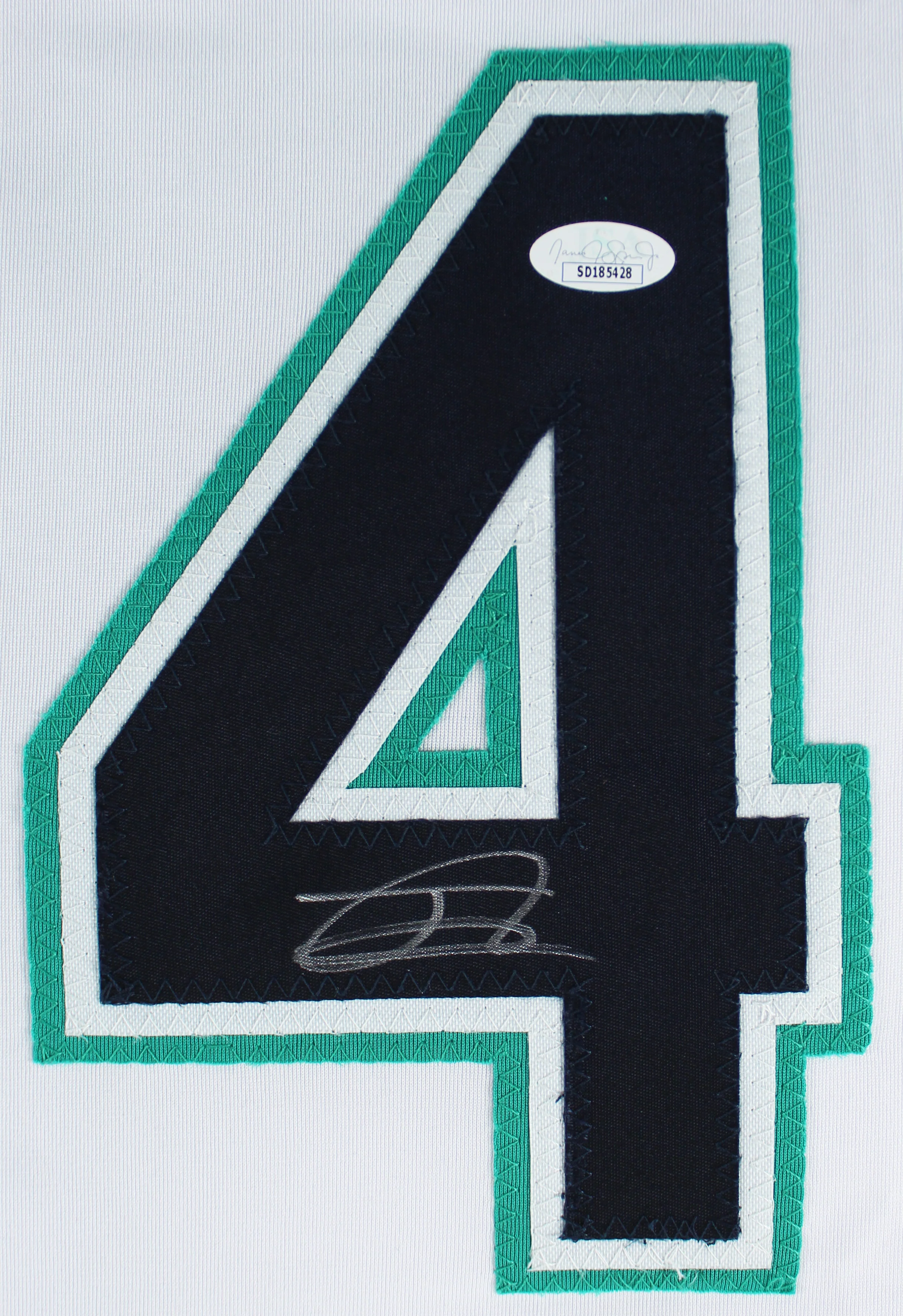 Julio Rodriguez Authentic Signed White Pro Style Jersey Autographed JSA - Image 3