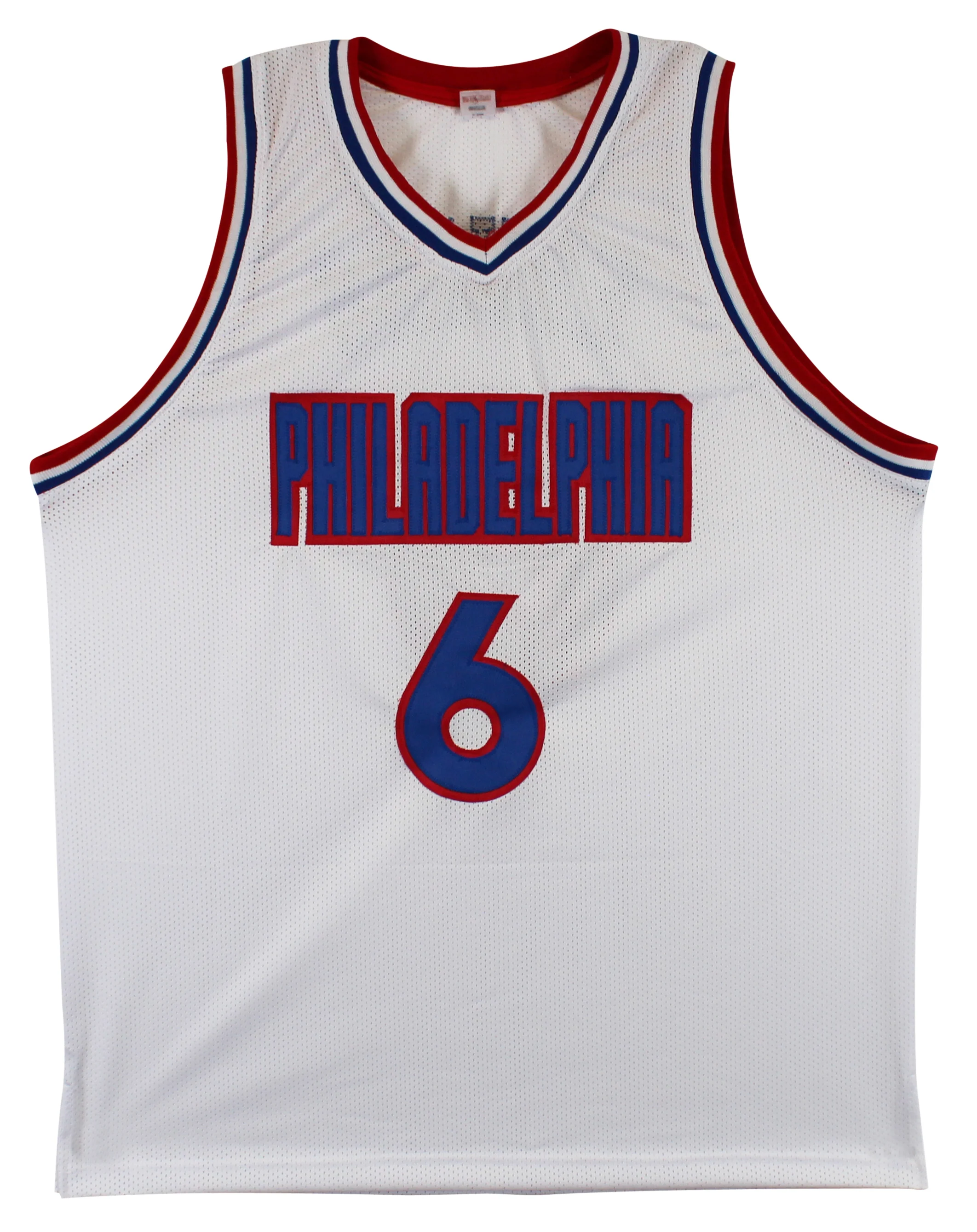 Julius "Dr. J" Erving Authentic Signed White Pro Style Jersey BAS 2 - Image 4