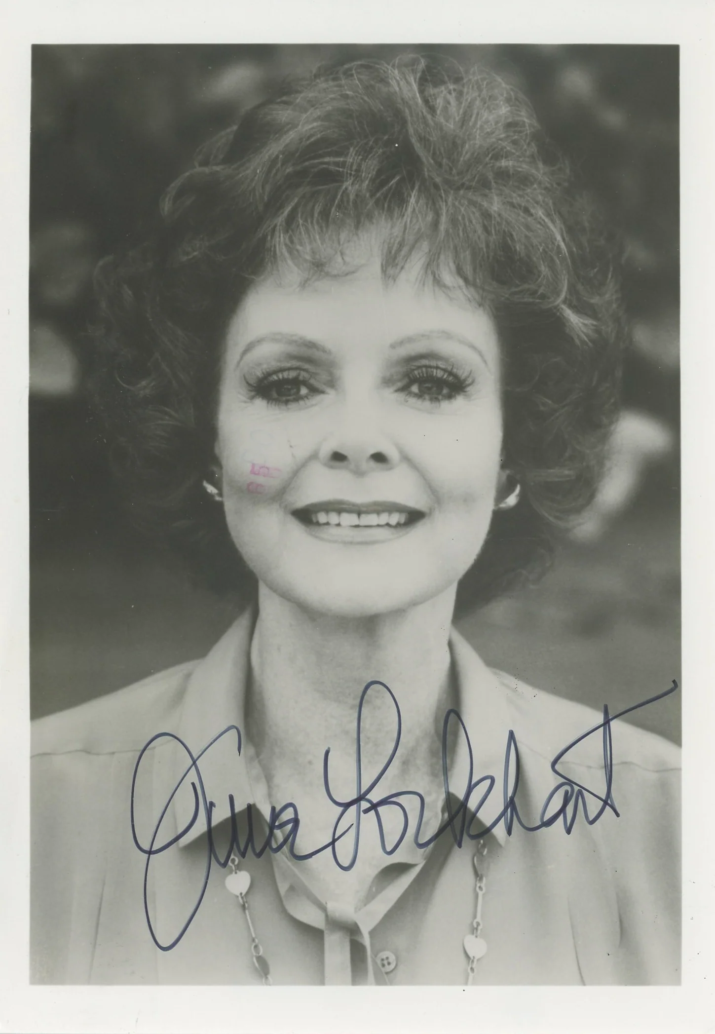 June Lockhart Lassie Authentic Signed 5x7 Black & White Photo BAS #BK43322
