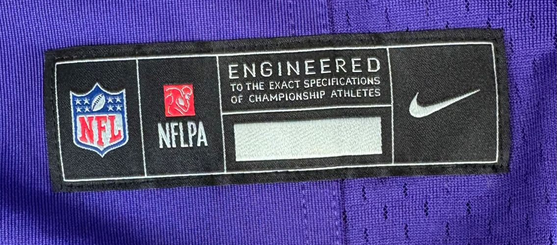 Justin Jefferson Signed Minnesota Vikings Nike Game Jersey BAS - Image 4