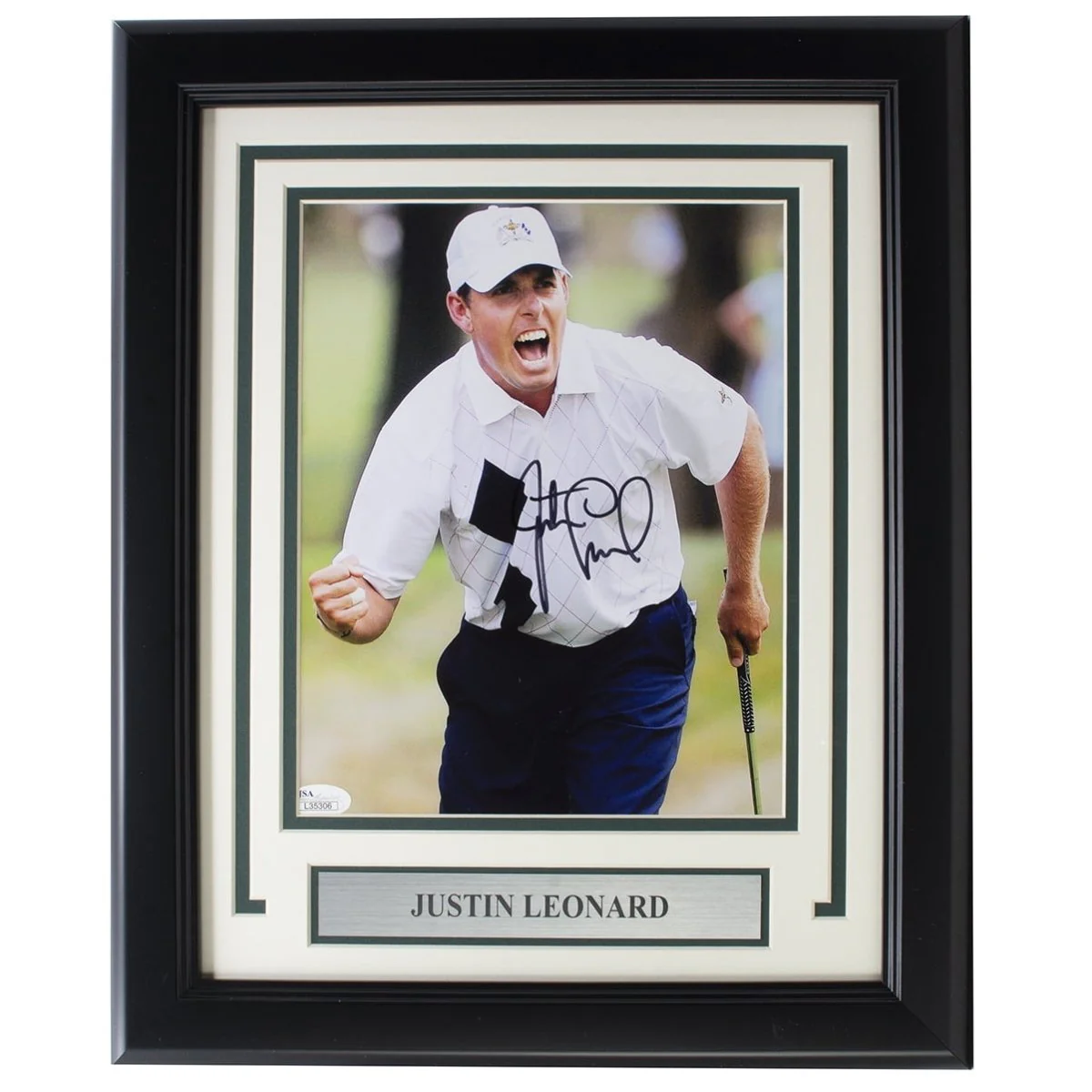Justin Leonard Signed Framed 8x10 Golf Photo JSA - Image 5