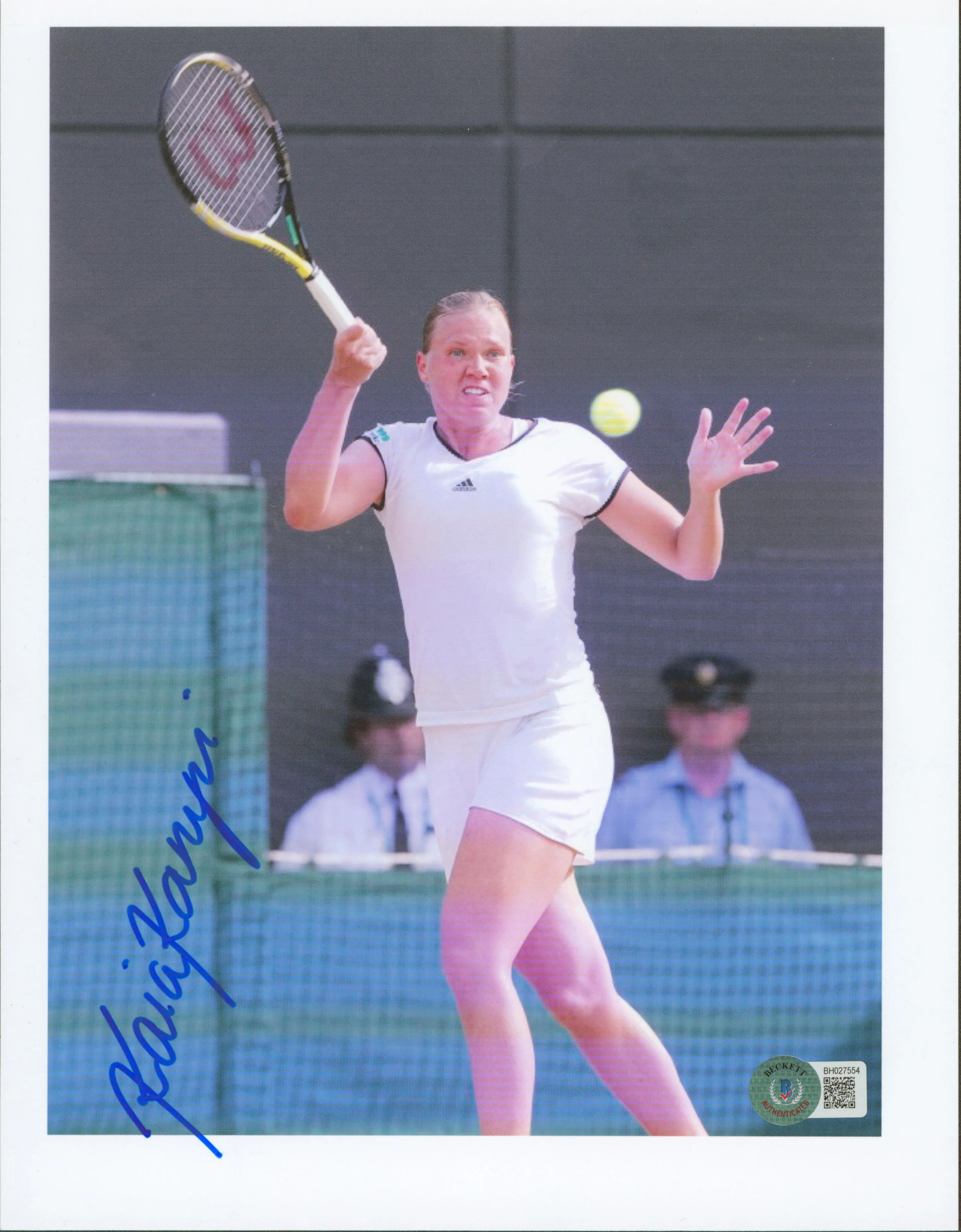 Kaia Kanepi Authentic Signed 8.5x11 Photo Autographed BAS #BH027554 - Image 2