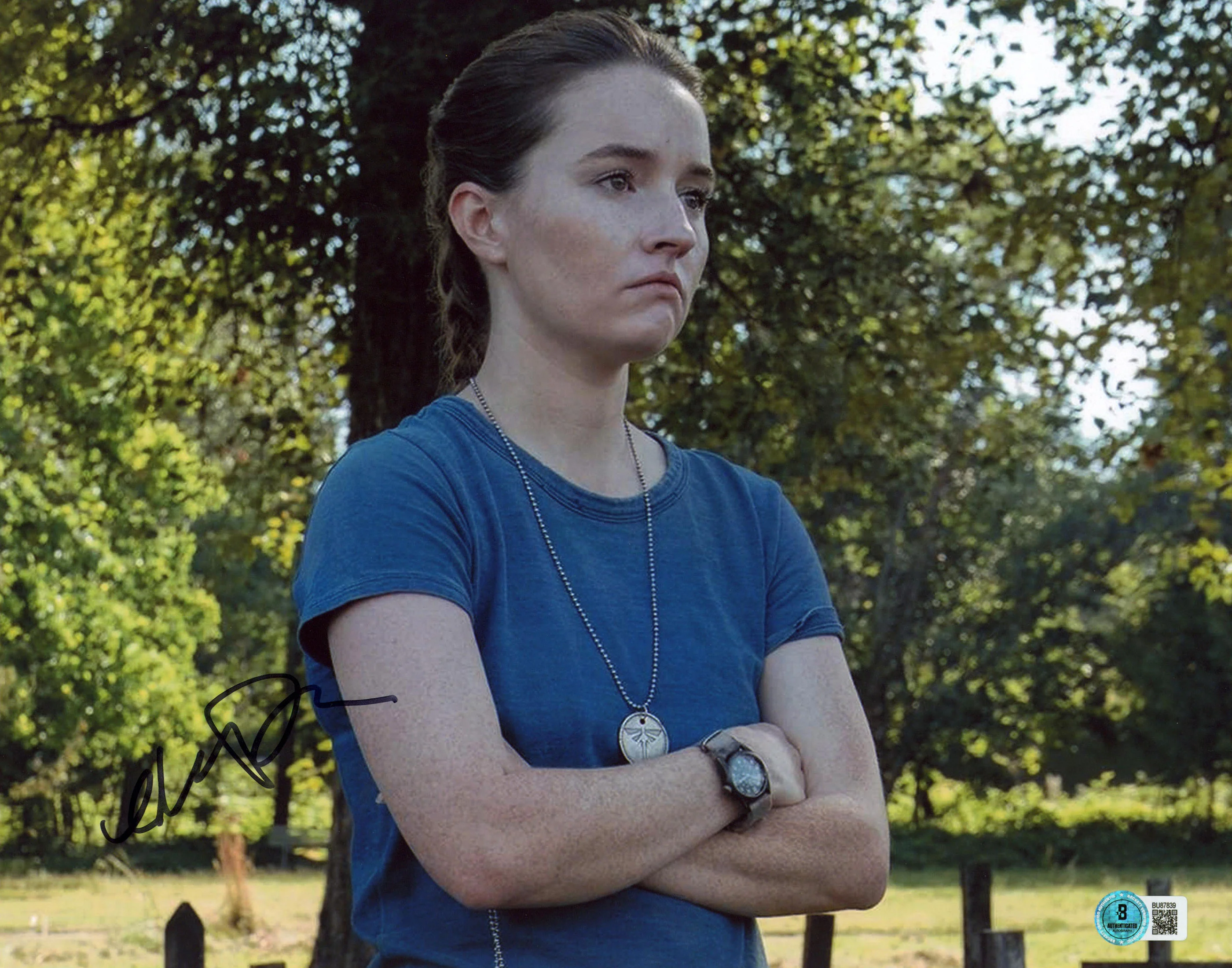 Kaitlyn Dever The Last Of Us Authentic Signed 11x14 Horizontal Photo BAS BU87839 - Image 2