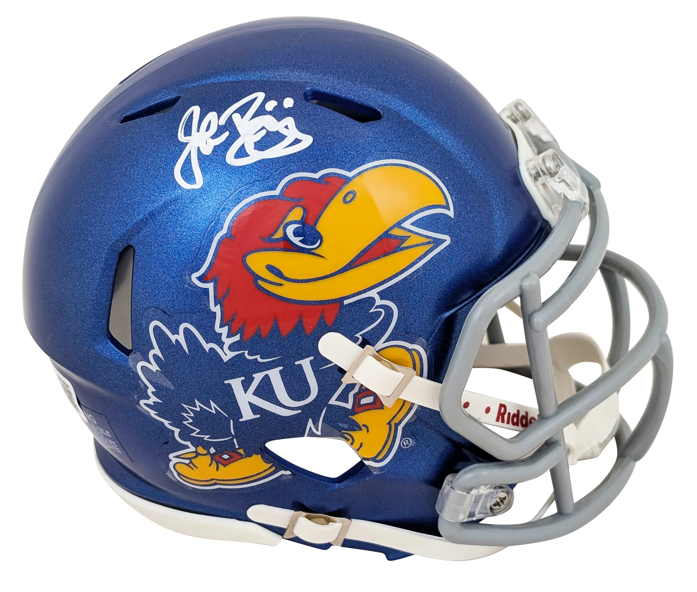 Kansas John Riggins Authentic Signed Speed Mini Helmet Autographed BAS Witnessed