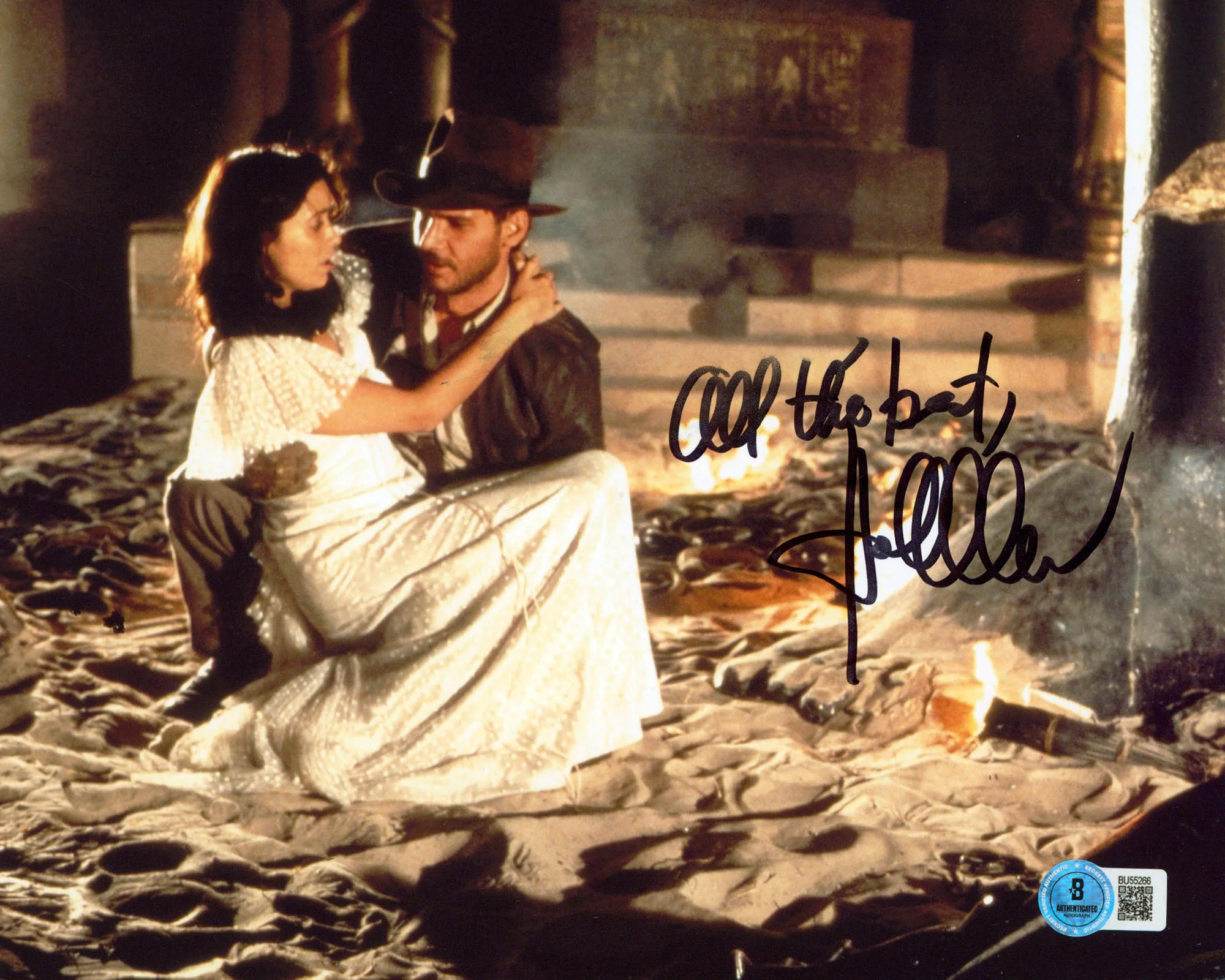 Karen Allen Indiana Jones "All The Best" Authentic Signed 8x10 Photo BAS BU55266 - Image 2