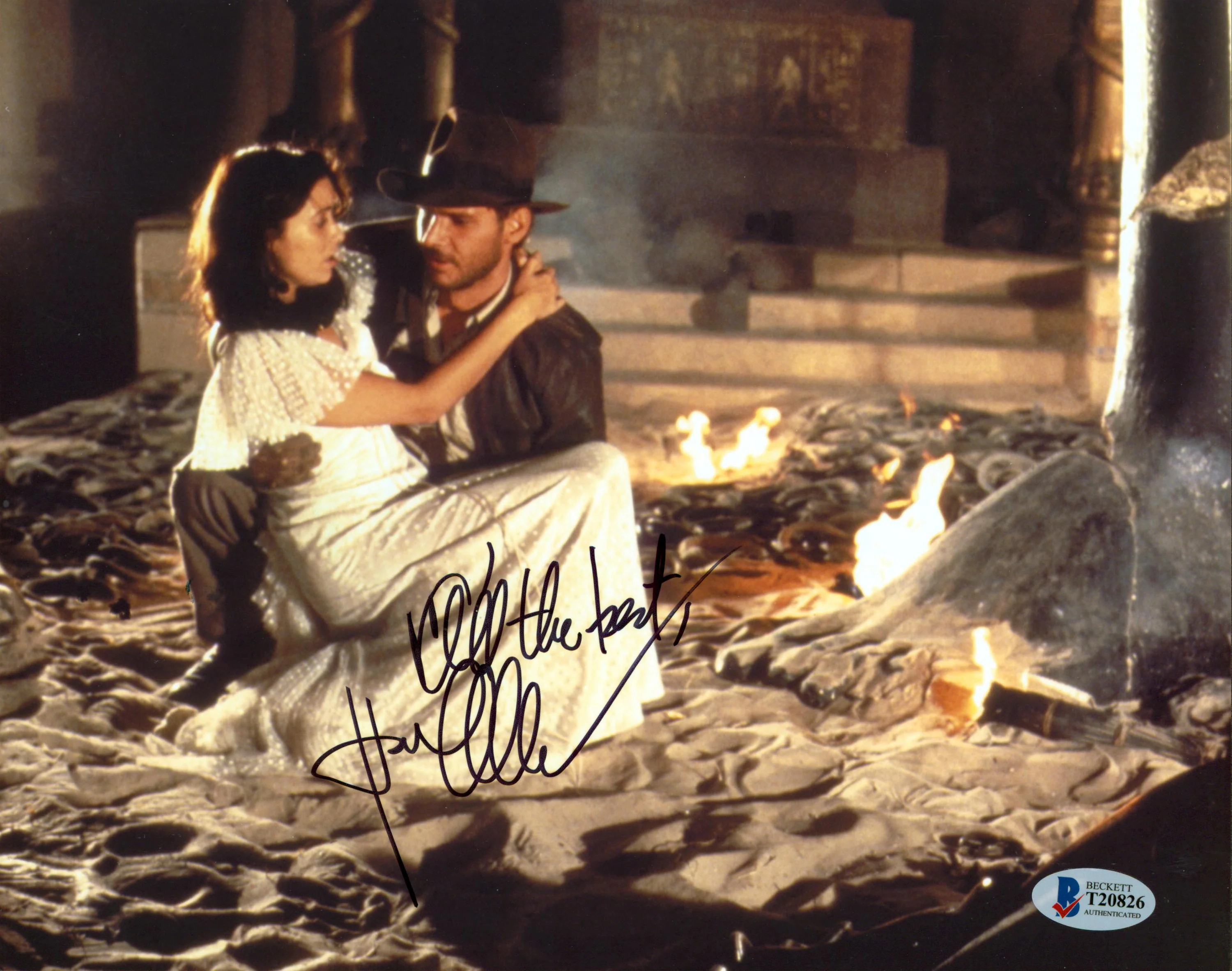 Karen Allen Indiana Jones "All The Best" Authentic Signed 8x10 Photo BAS #T20826 - Image 2