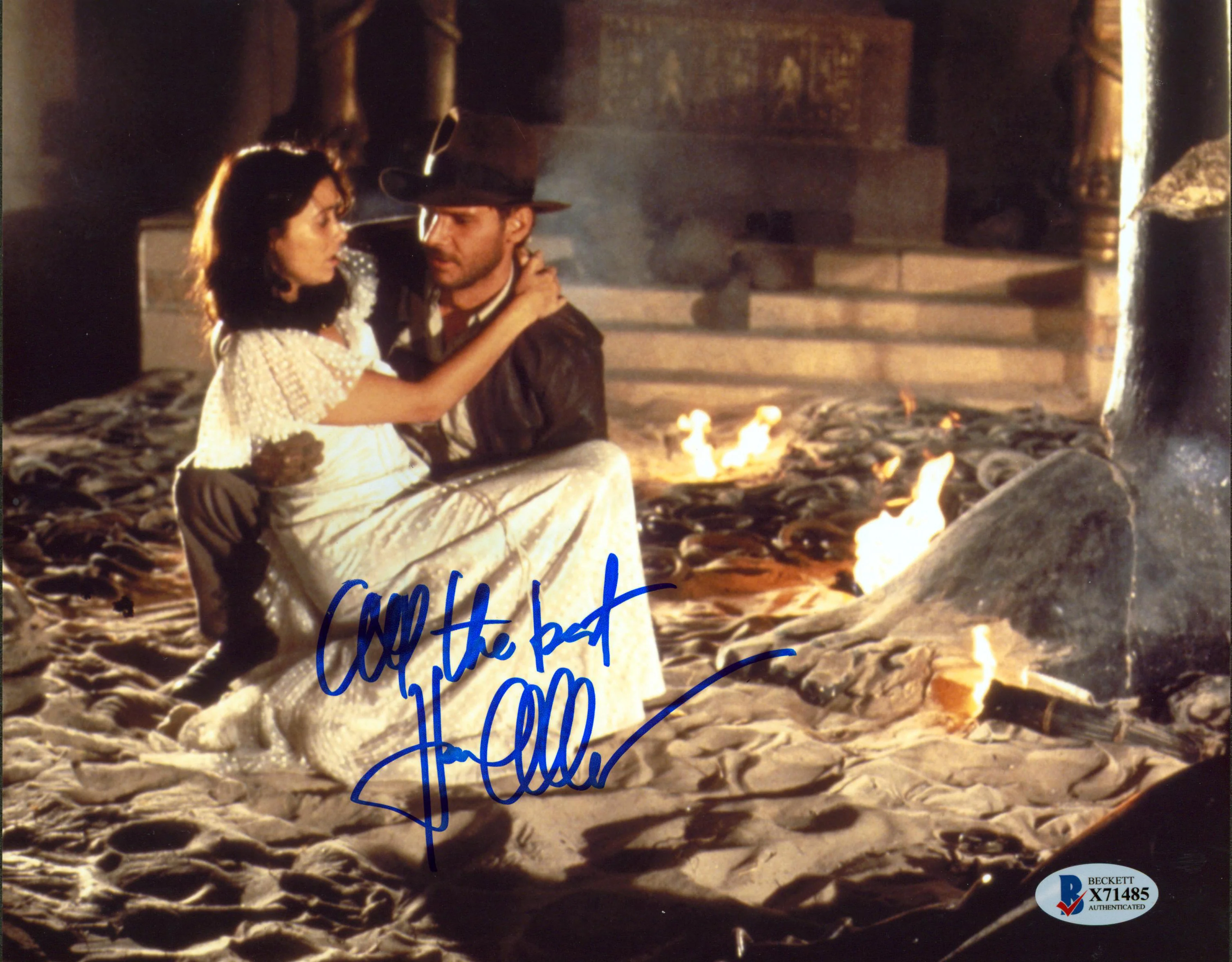 Karen Allen Indiana Jones "All The Best" Authentic Signed 8x10 Photo BAS #X71485 - Image 2