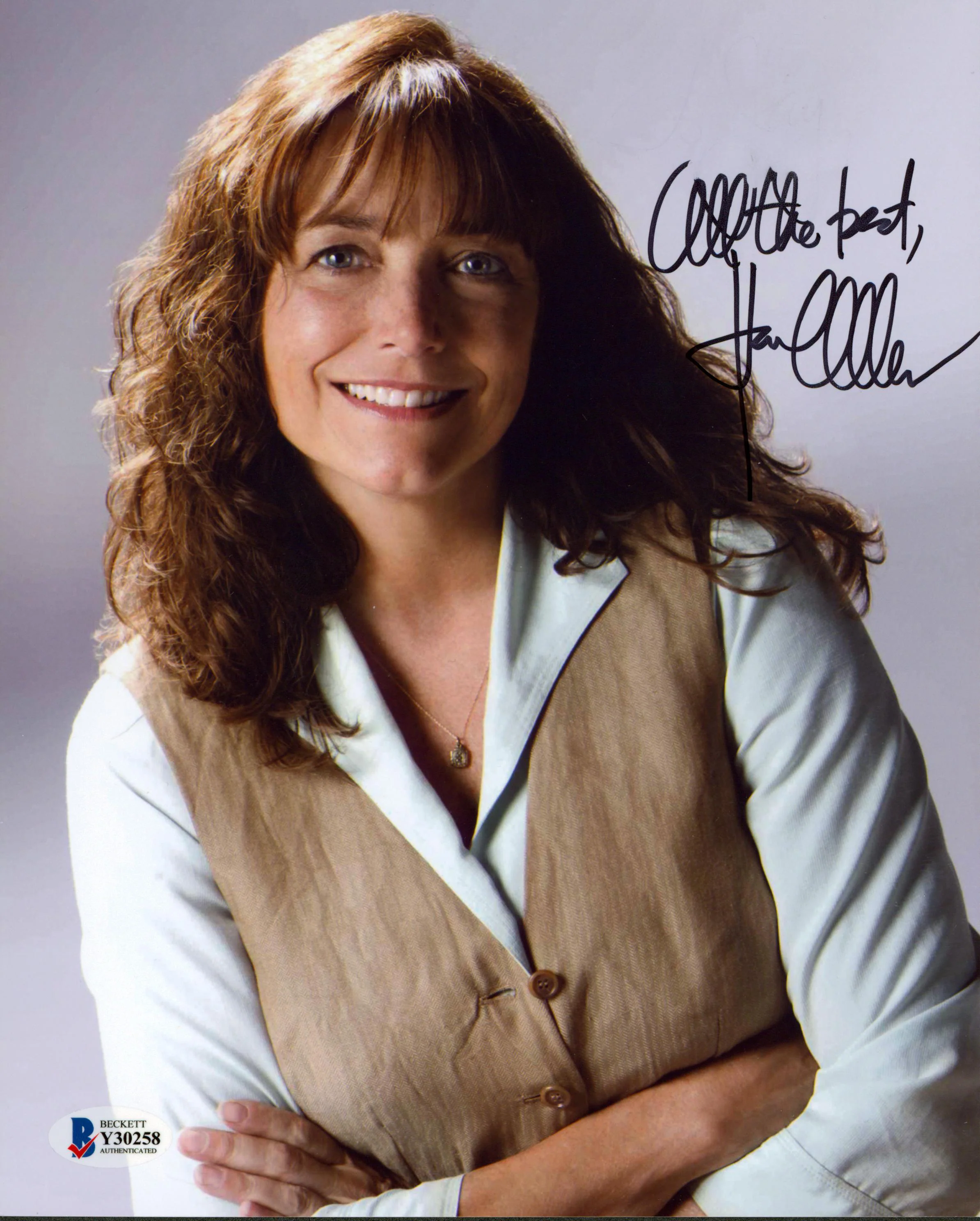 Karen Allen Indiana Jones "All The Best" Authentic Signed 8x10 Photo BAS #Y30258 - Image 2