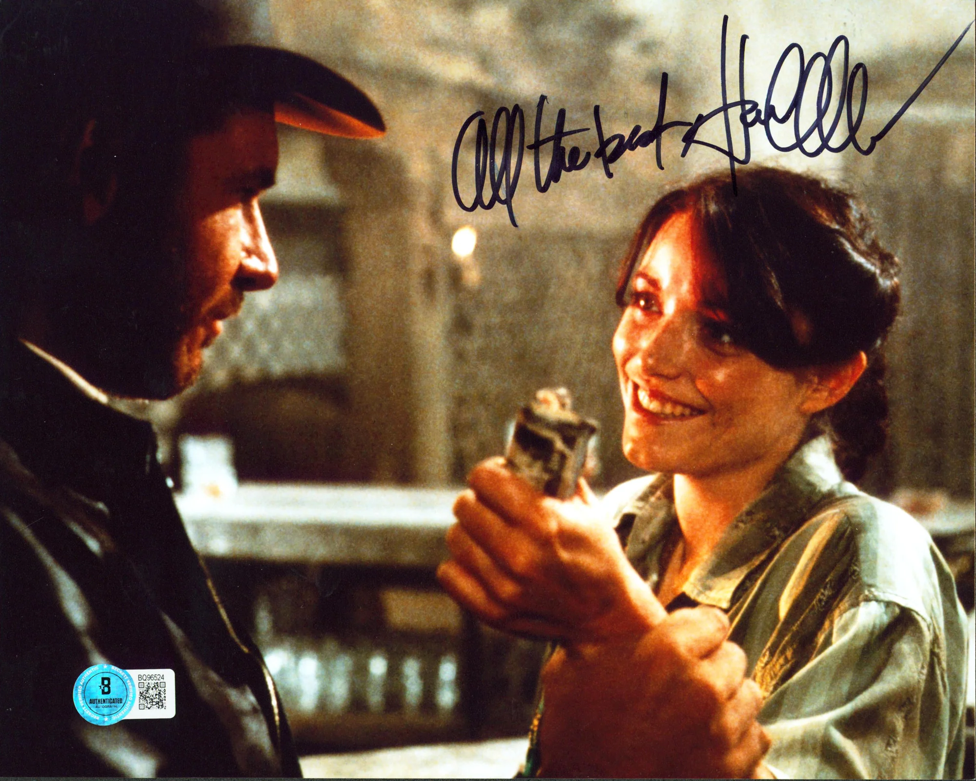 Karen Allen Indiana Jones "All The Best" Signed 8x10 Horizontal Photo BAS 4 - Image 2