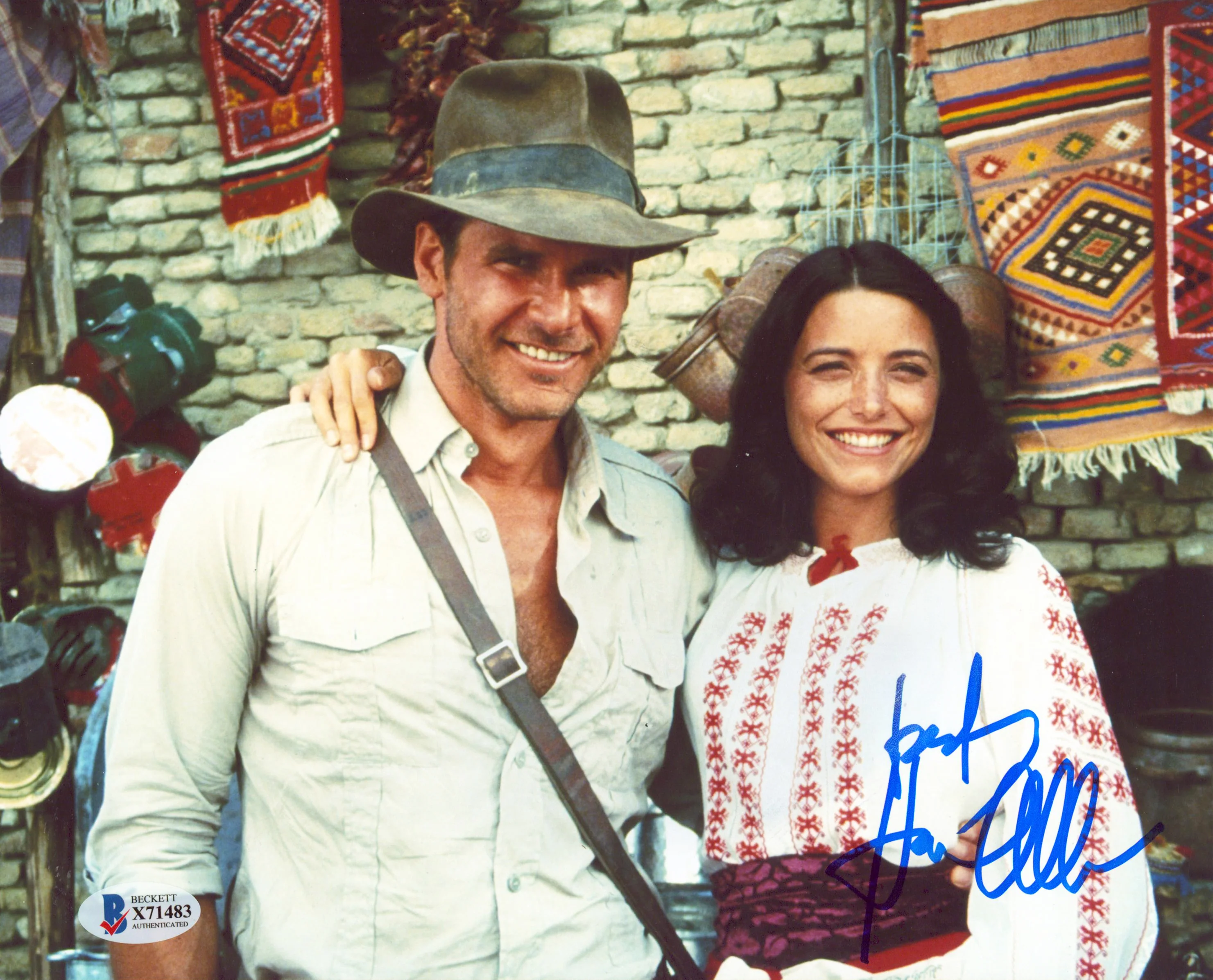 Karen Allen Indiana Jones "Best" Authentic Signed 8x10 Photo BAS #X71483 - Image 2