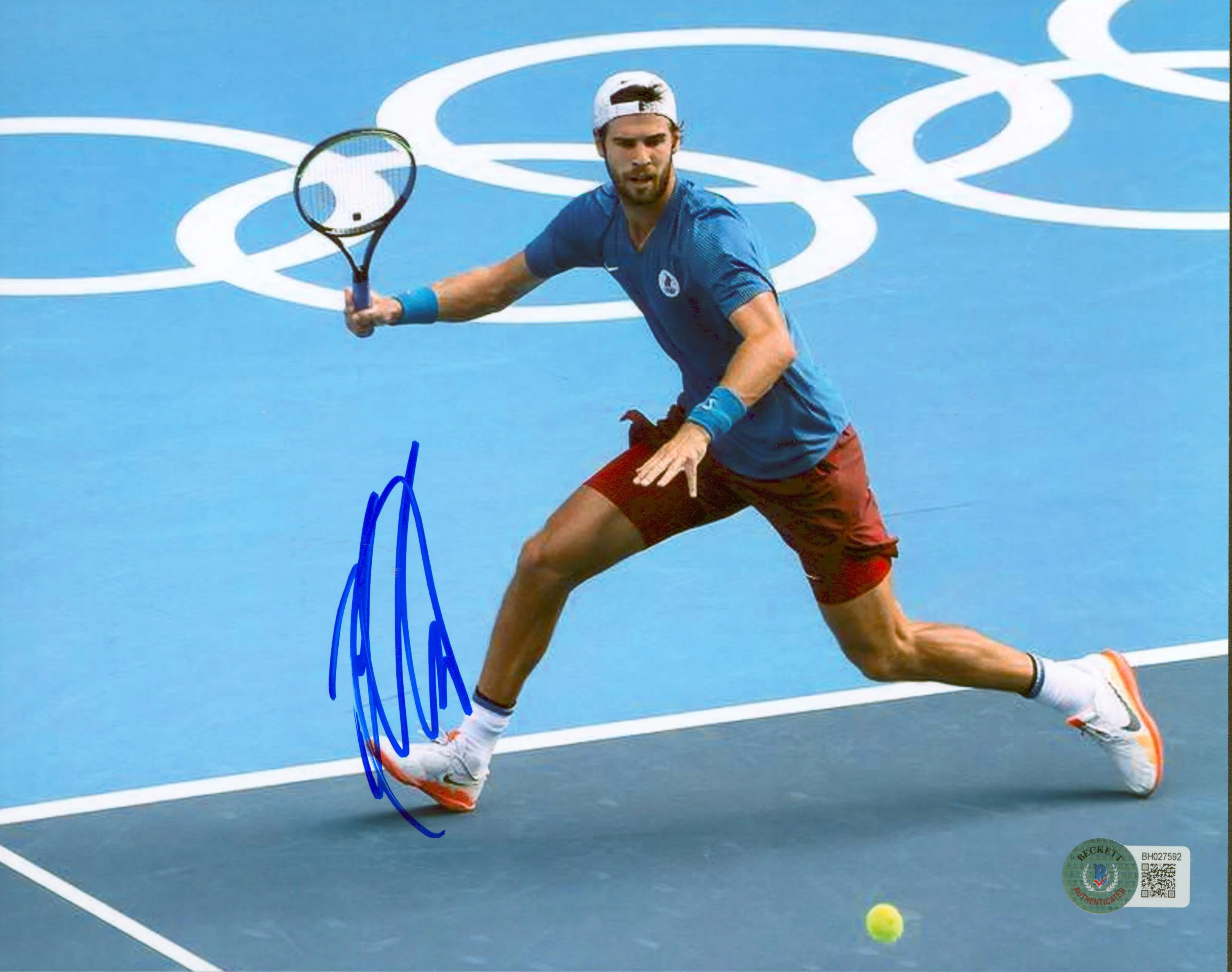 Karen Khachanov Authentic Signed 8x10 Photo Autographed BAS #BH027592 - Image 2