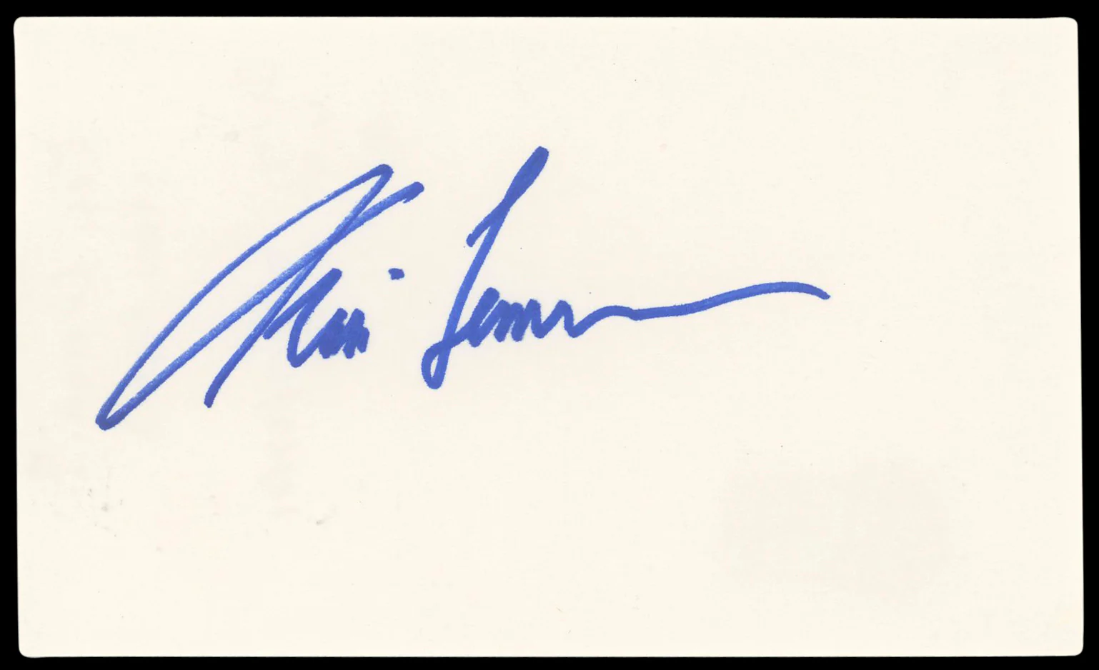 Kasi Lemmons Eve's Bayou Authentic Signed 3x5 Index Card BAS #BL98902 - Image 2