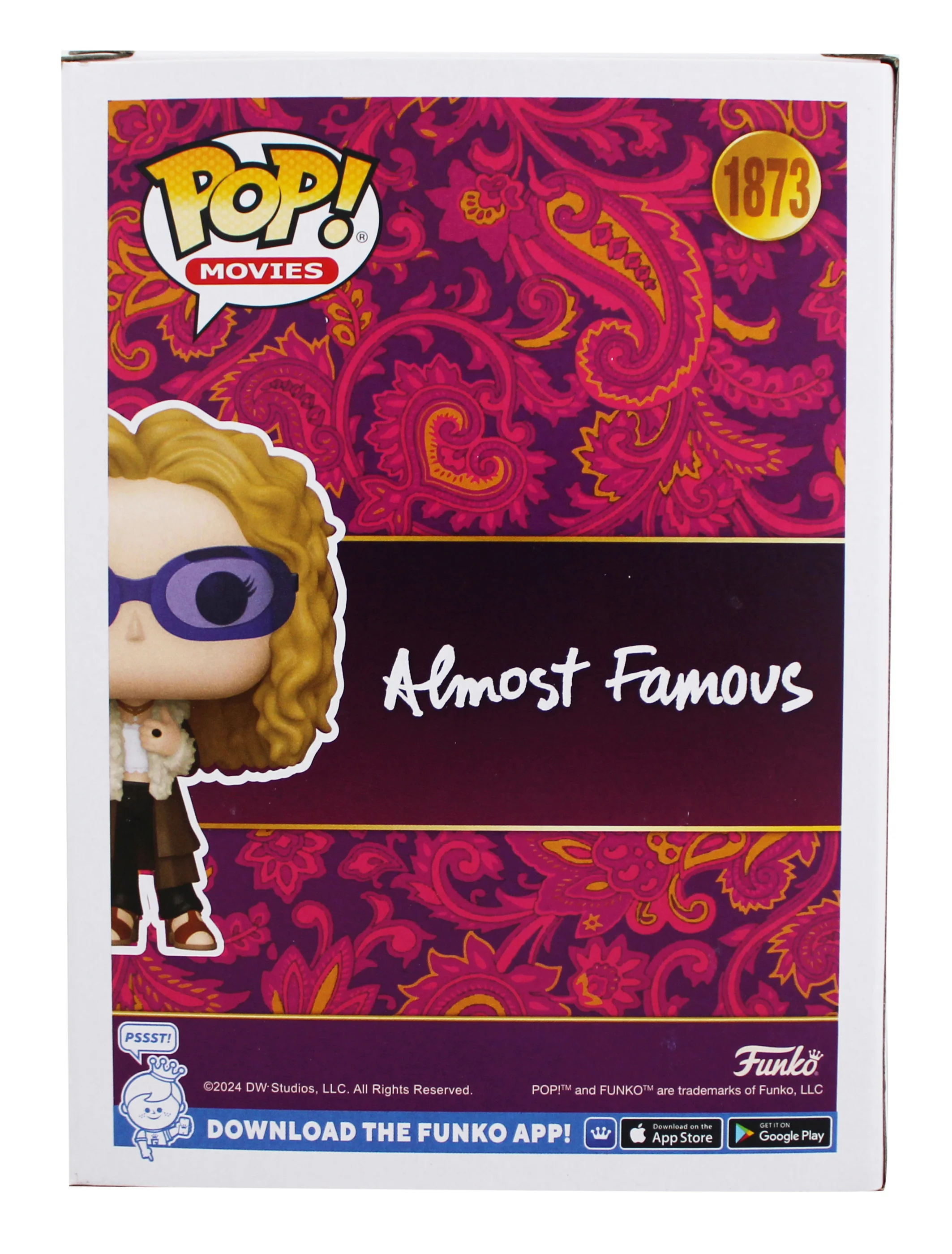 Kate Hudson Almost Famous Signed Penny Lane #1873 Funko Pop Vinyl Figure BAS - Image 5