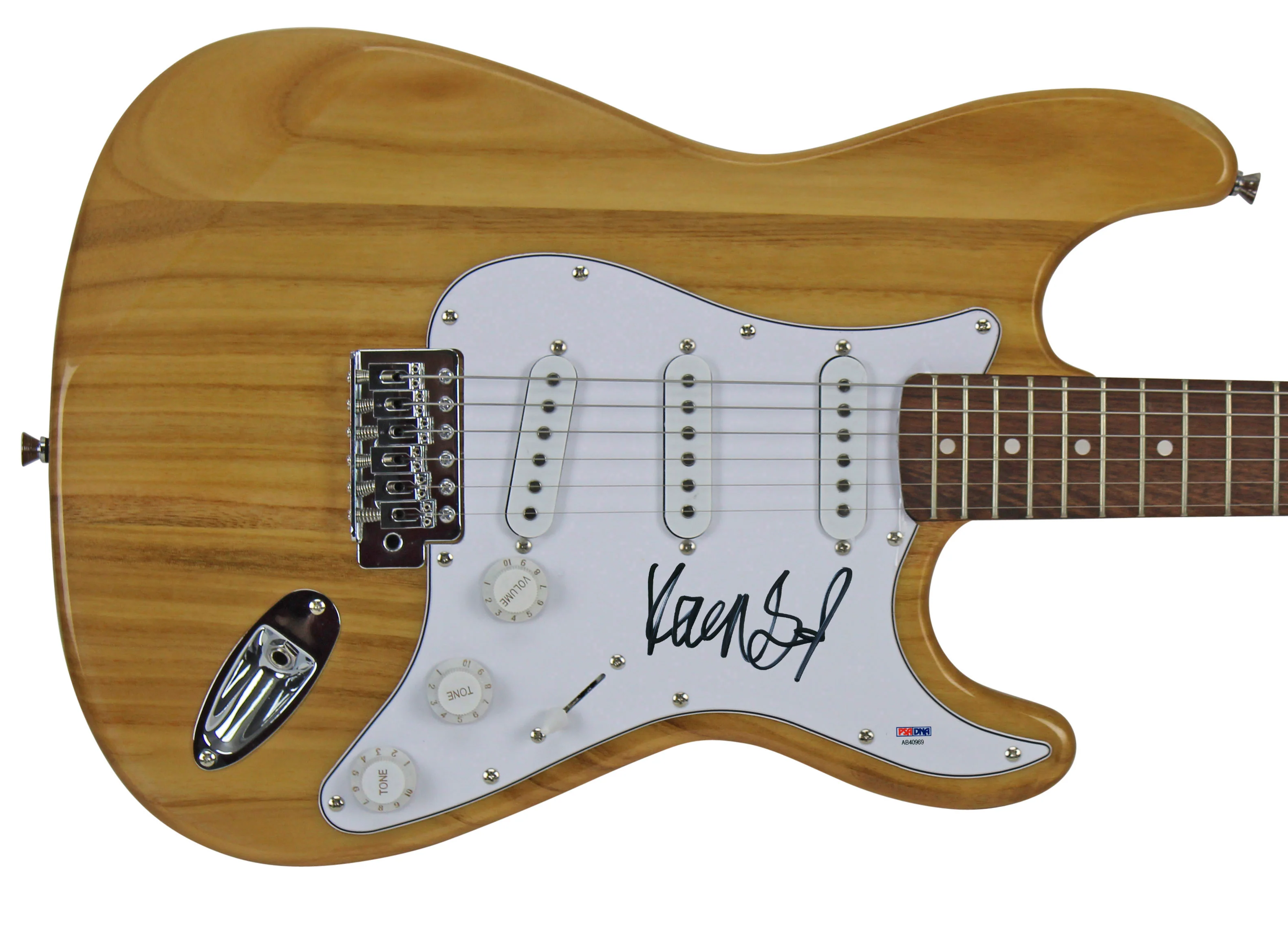 Kate Nash Authentic Signed Natural Electric Huntington Pro Guitar PSA #AB40969 - Image 2