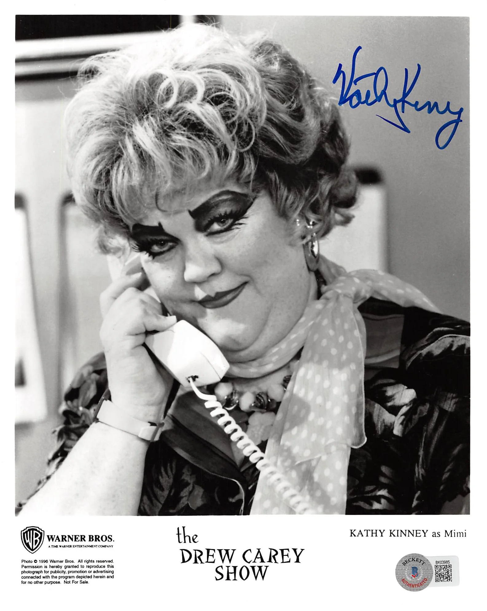 Kathy Kinney The Drew Carey Show Authentic Signed 8x10 Photo BAS #BK03985 - Image 2