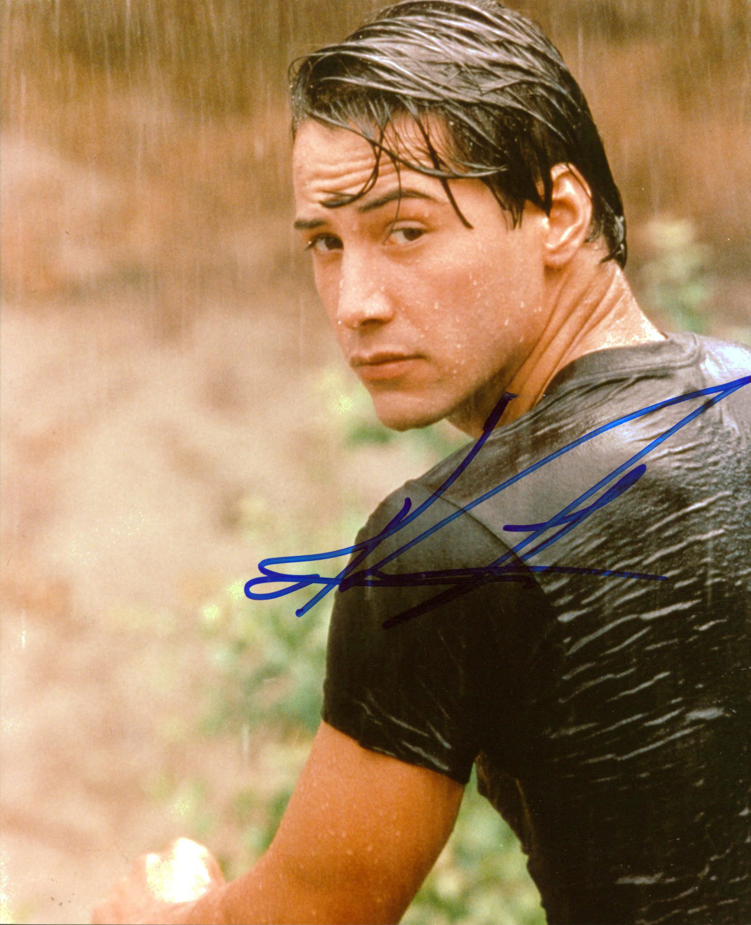 Keanu Reaves Point Break Authentic Signed 8x10 Photo Autographed BAS #AD64462 - Image 2